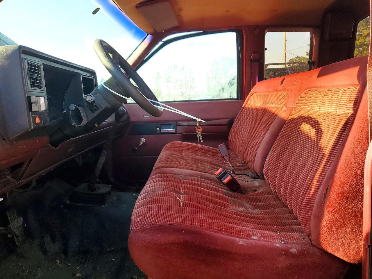 1991 Chevrolet Gmt-400 C1500 Burgundy vin: 2GCEC19Z9M1205136