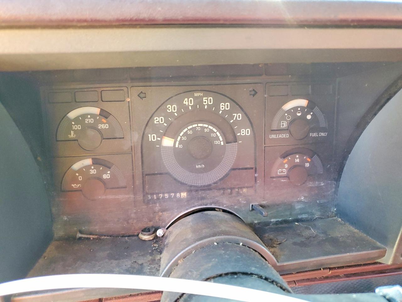 1991 Chevrolet Gmt-400 C1500 Burgundy vin: 2GCEC19Z9M1205136