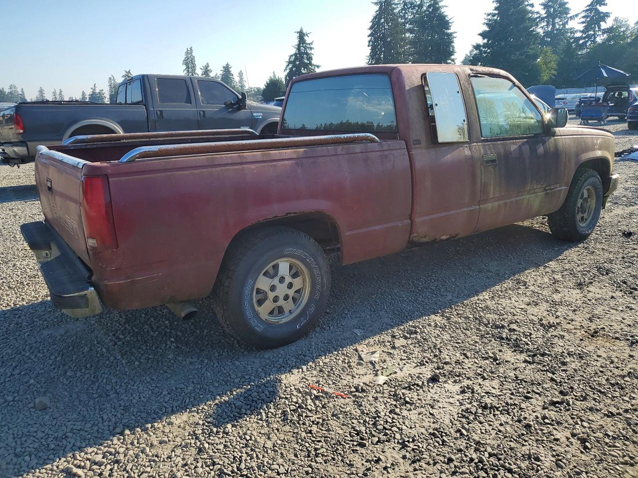 1991 Chevrolet Gmt-400 C1500 Burgundy vin: 2GCEC19Z9M1205136