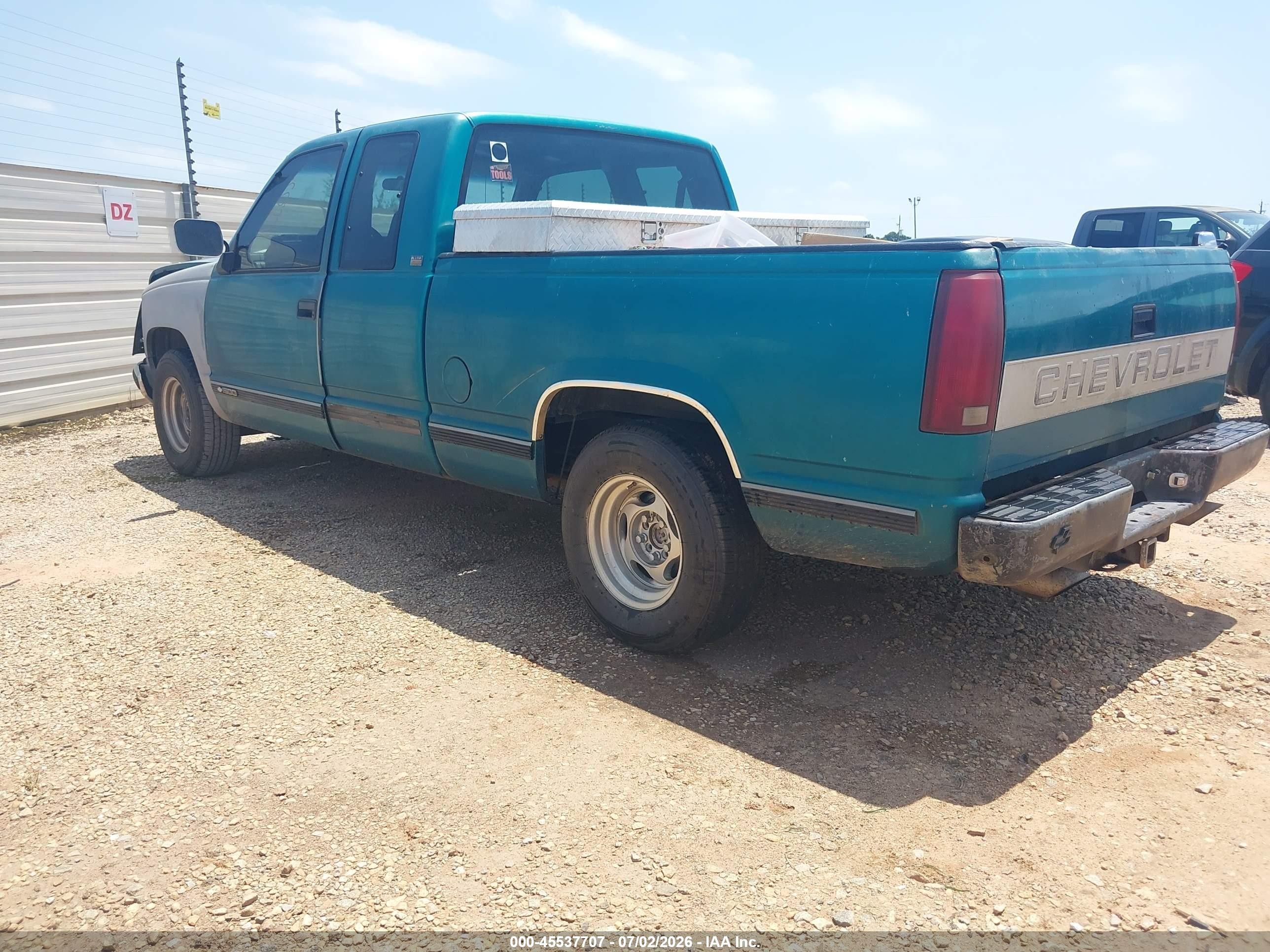 1993 Chevrolet Gmt-400 C1500 Green vin: 2GCEC19ZXP1262899