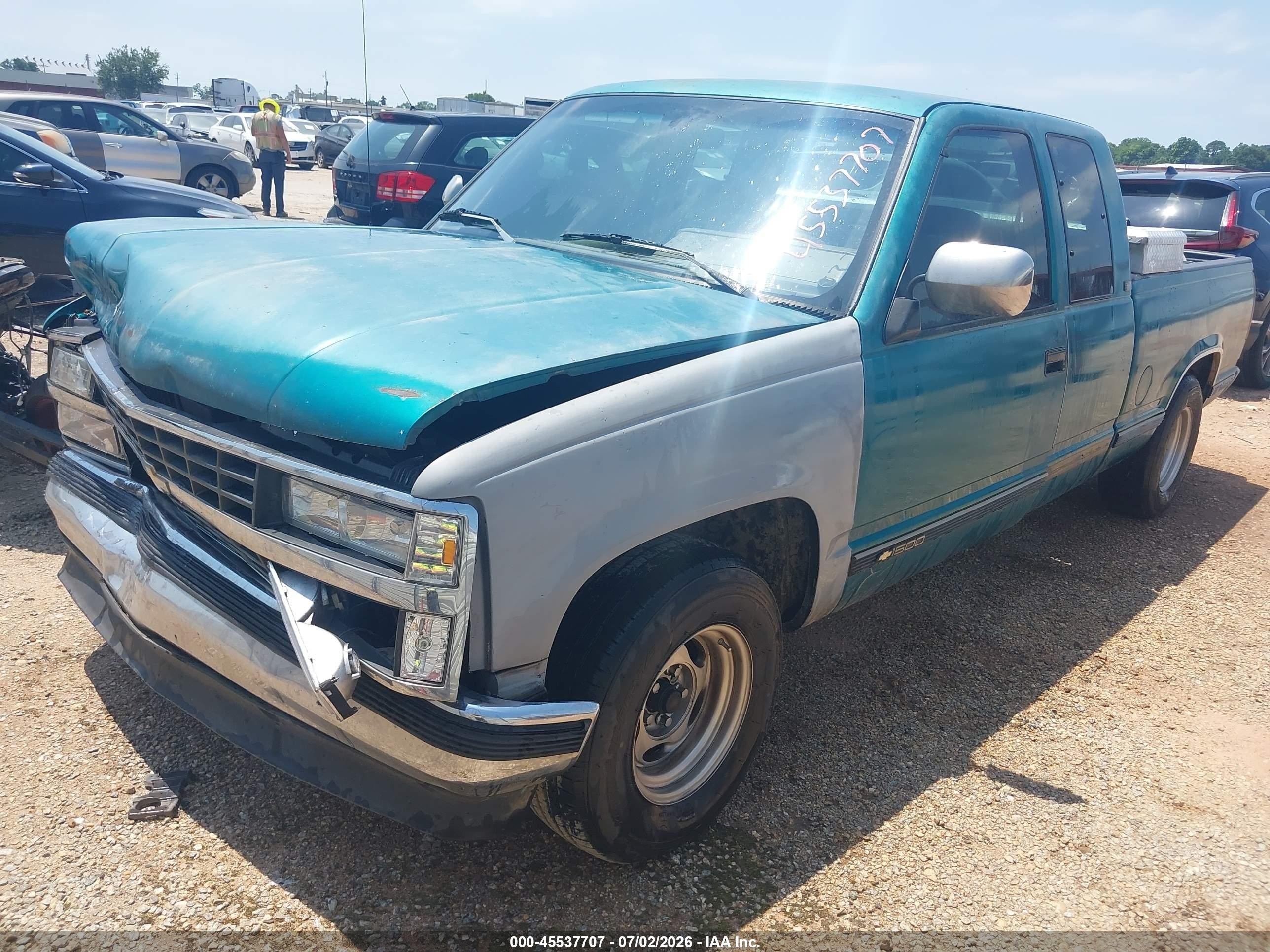1993 Chevrolet Gmt-400 C1500 Green vin: 2GCEC19ZXP1262899