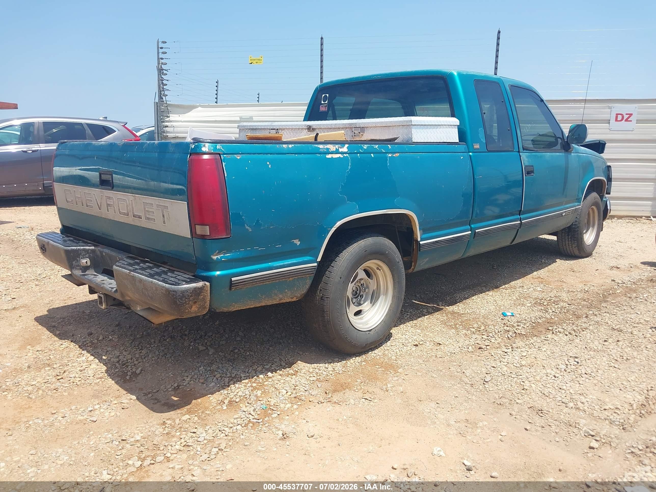 1993 Chevrolet Gmt-400 C1500 Green vin: 2GCEC19ZXP1262899