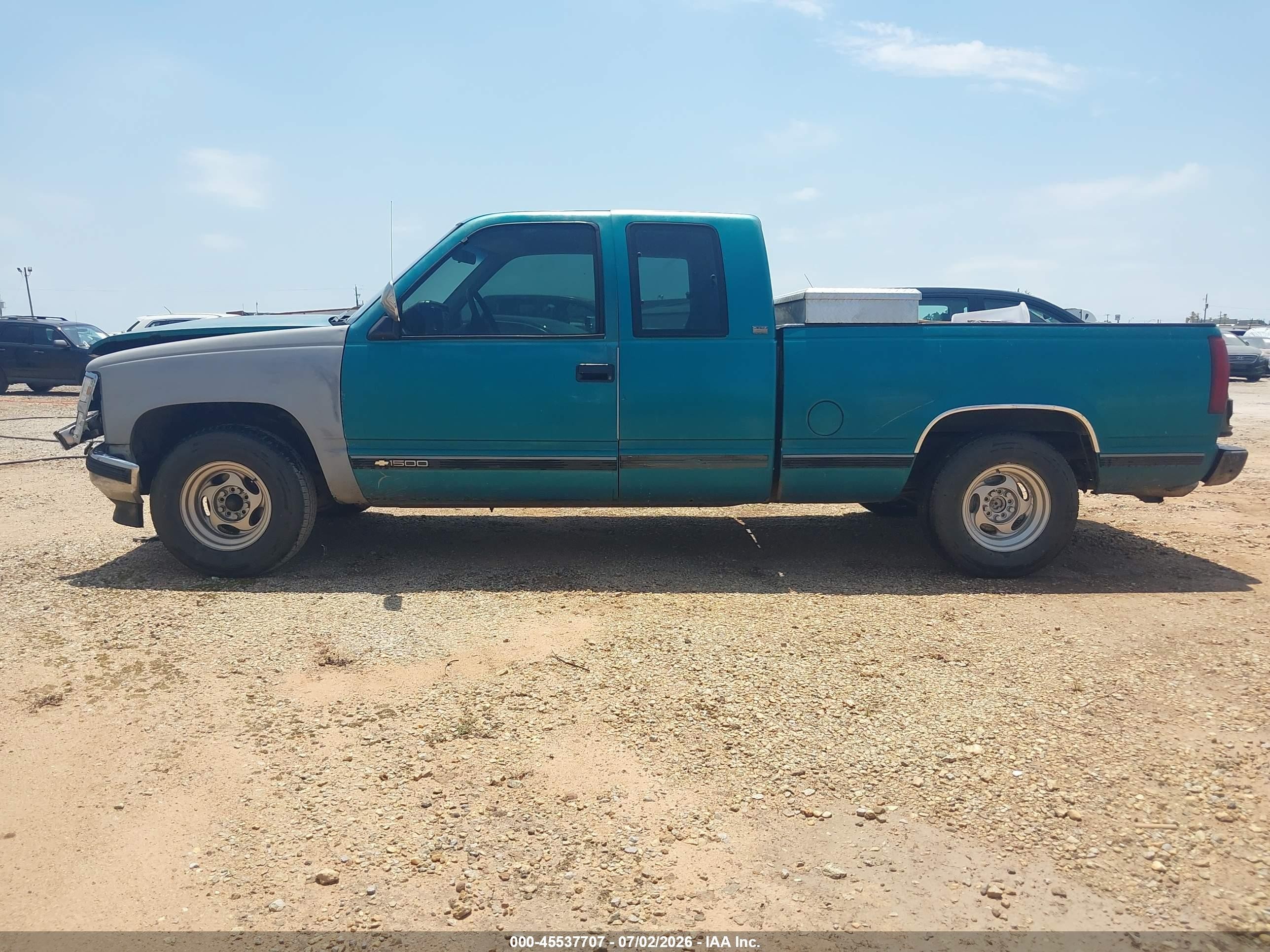 1993 Chevrolet Gmt-400 C1500 Green vin: 2GCEC19ZXP1262899