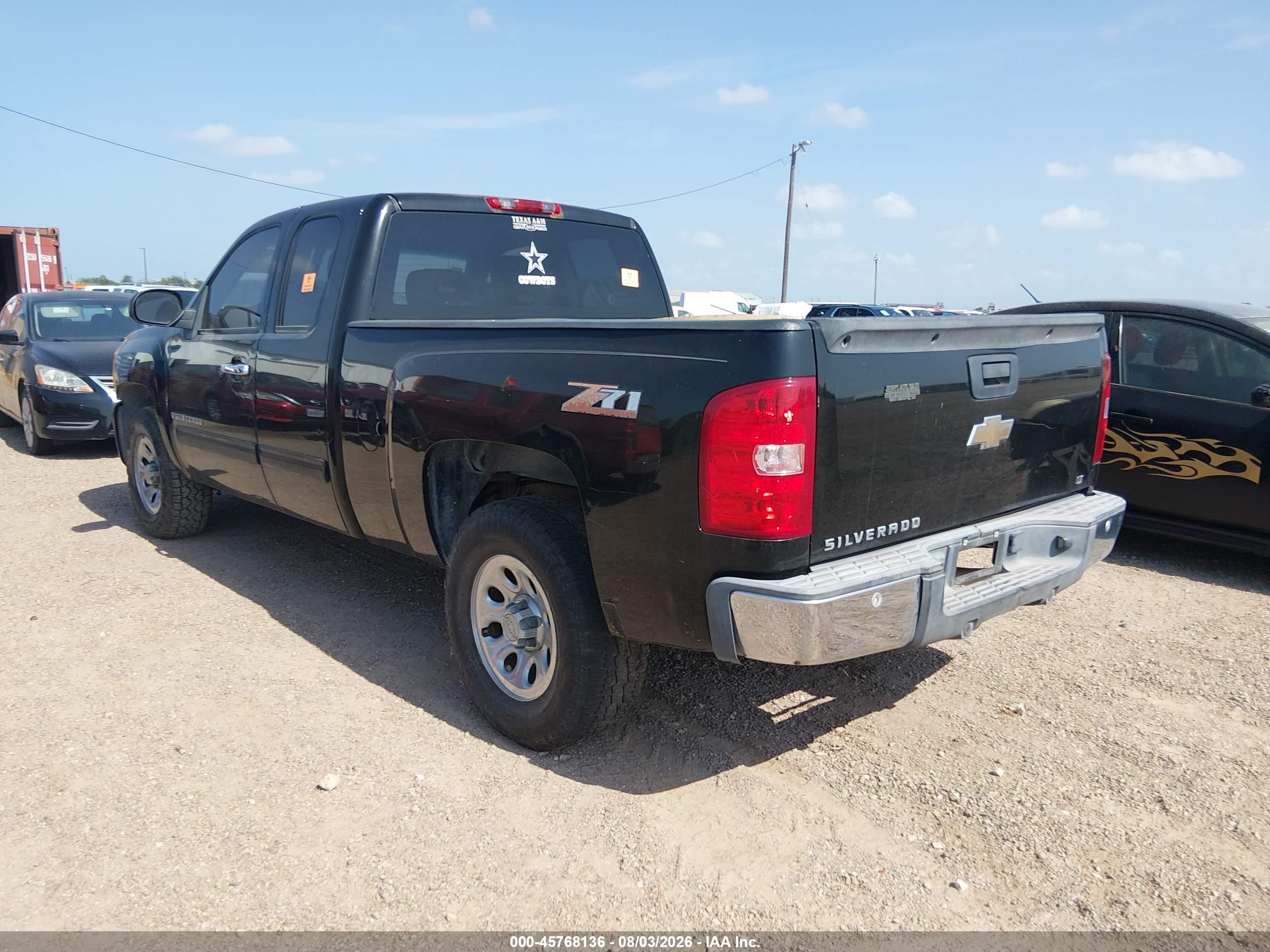 2009 Chevrolet Silverado 1500 Lt Black vin: 2GCEC29C091130478