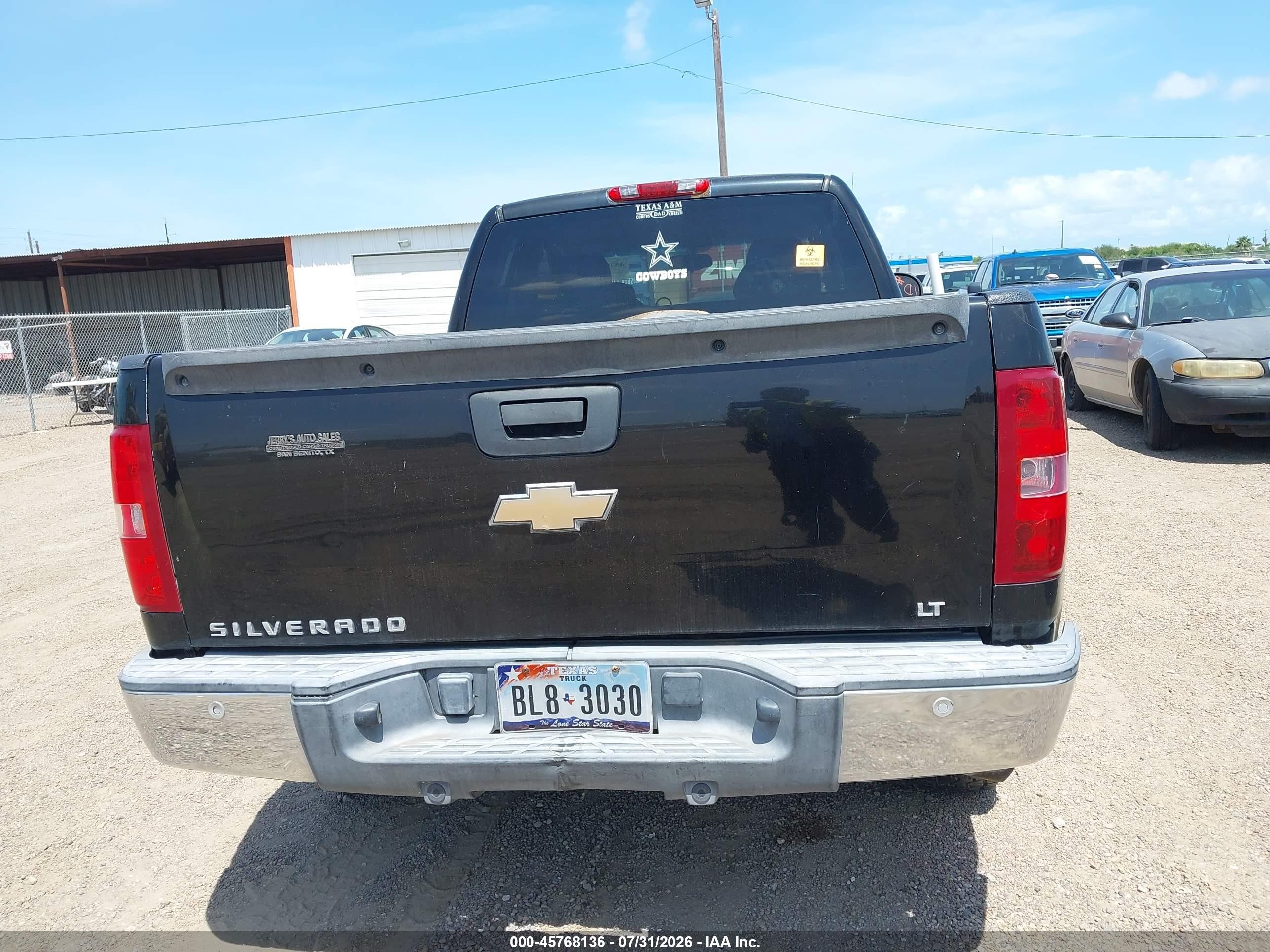 2009 Chevrolet Silverado 1500 Lt Black vin: 2GCEC29C091130478