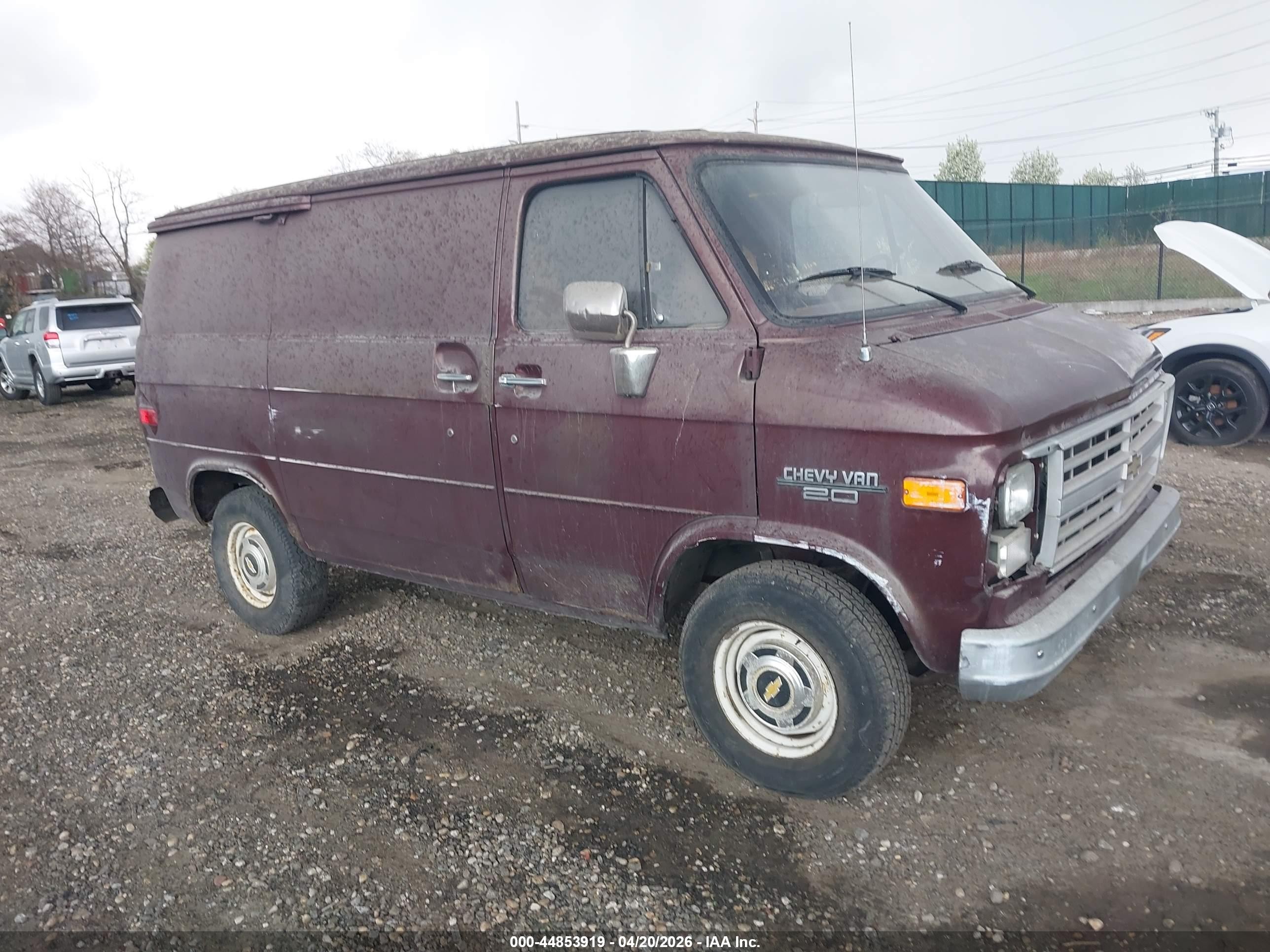 1989 Chevrolet G20   Brown vin: 2GCEG25ZXK4156279