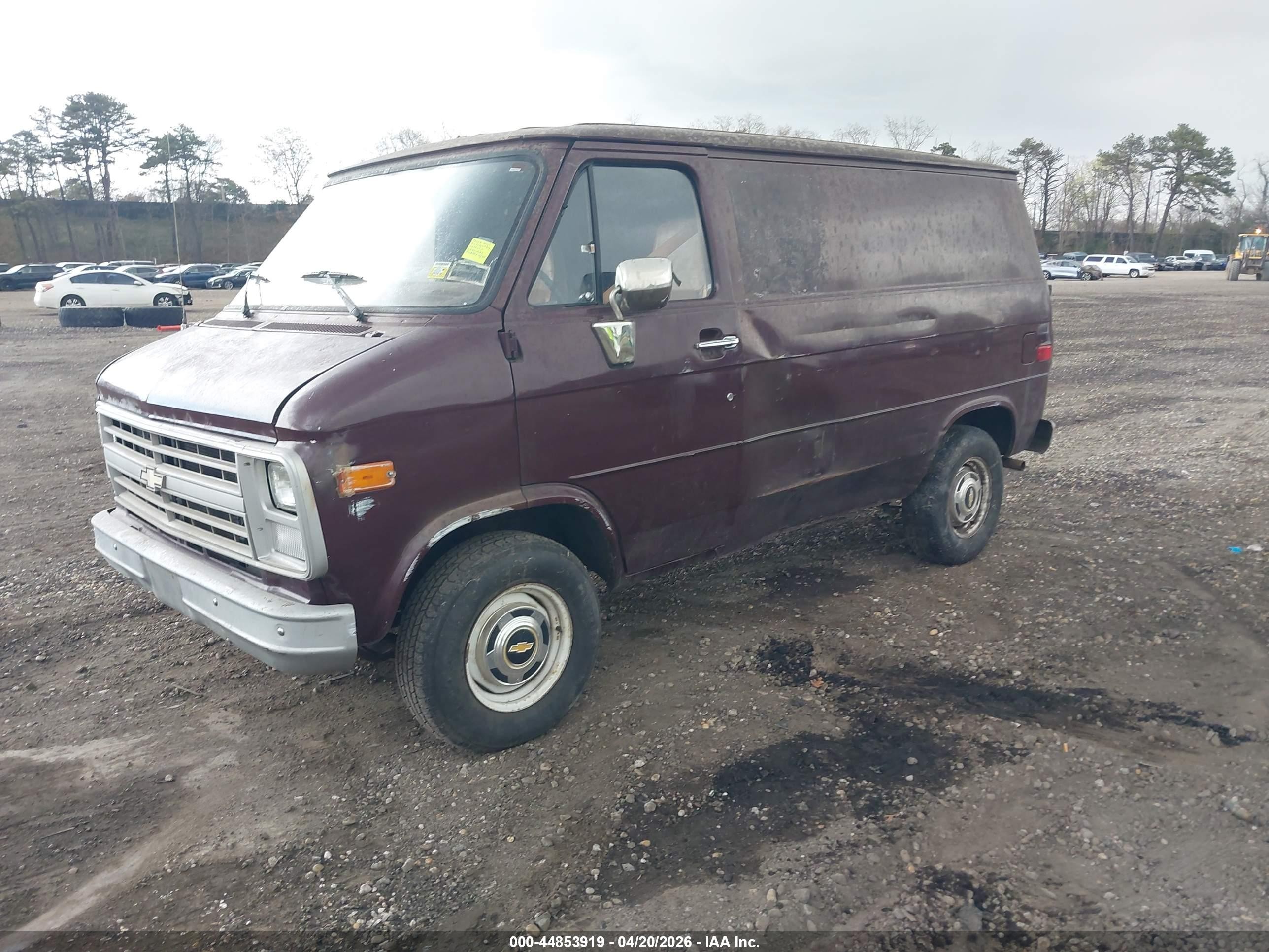 1989 Chevrolet G20   Brown vin: 2GCEG25ZXK4156279