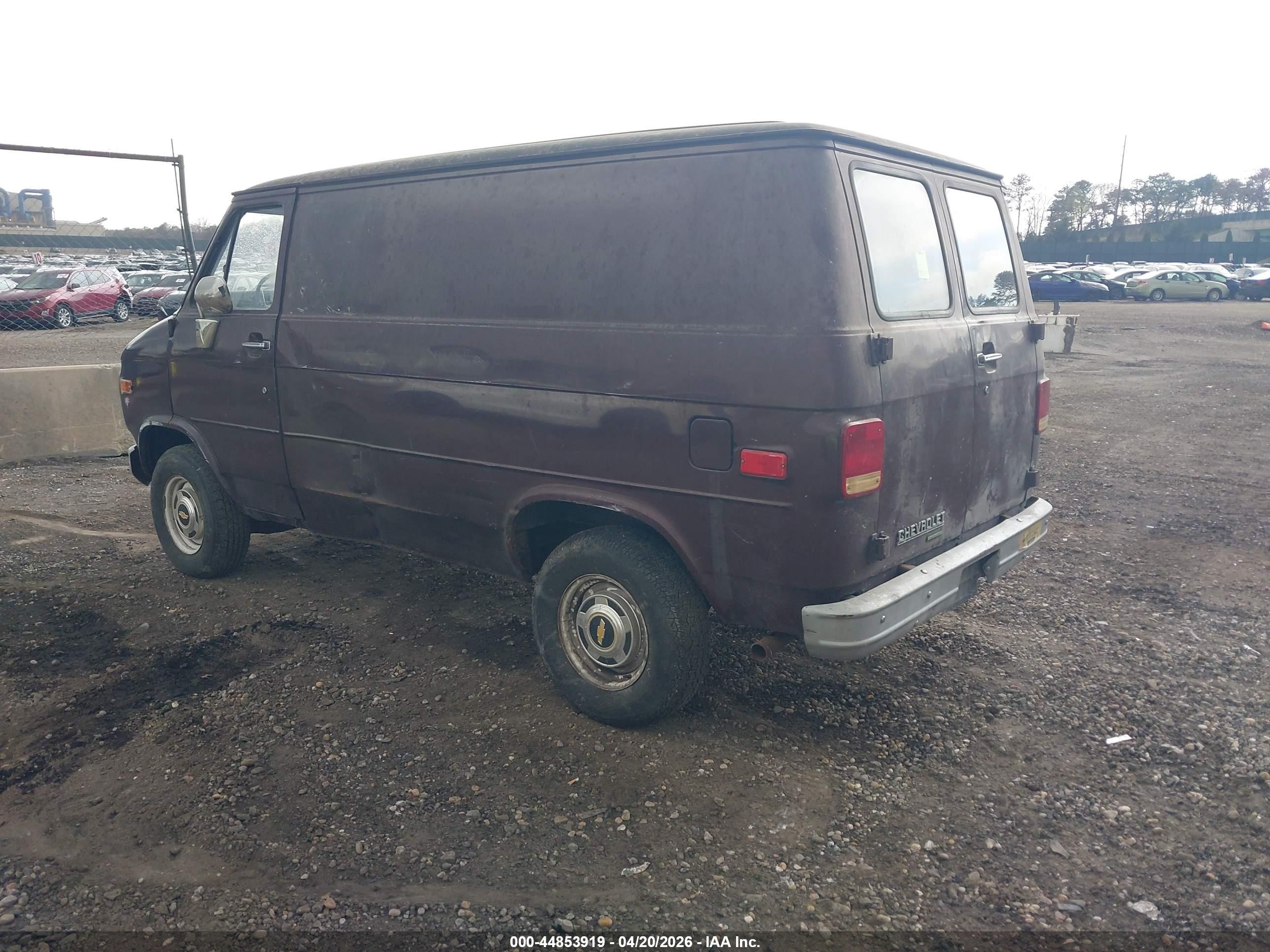1989 Chevrolet G20   Brown vin: 2GCEG25ZXK4156279