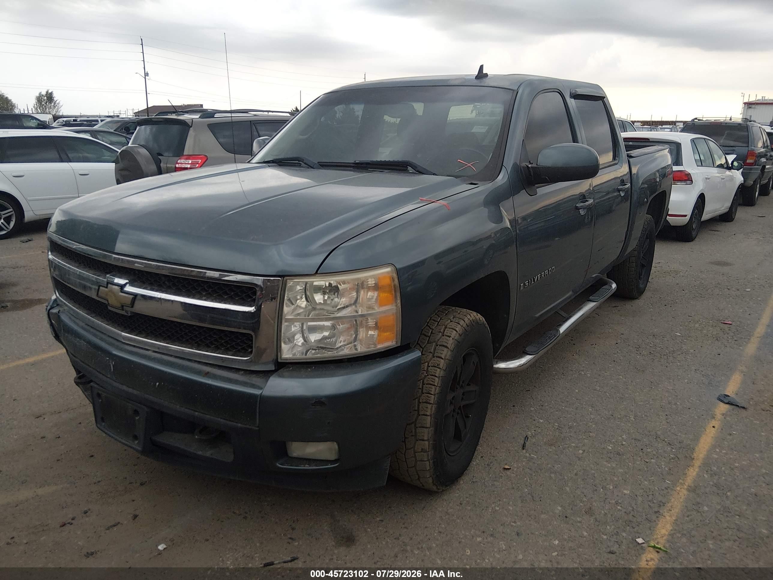 2007 Chevrolet Silverado 1500 Ltz Teal vin: 2GCEK133071667807