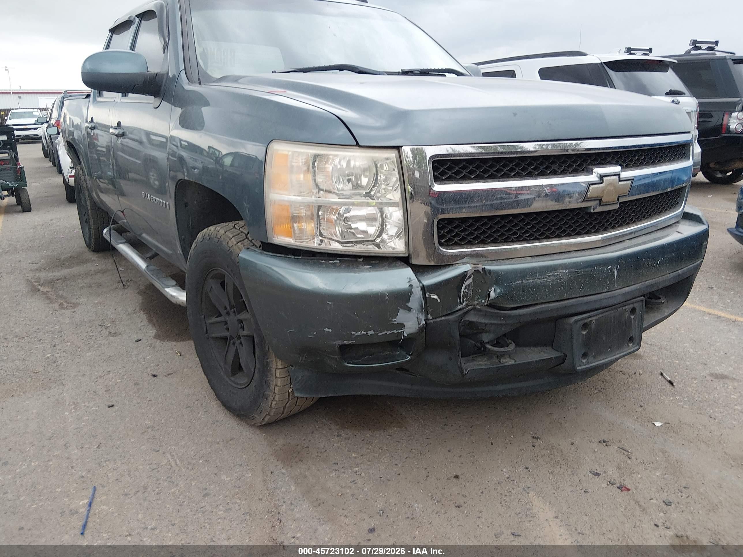 2007 Chevrolet Silverado 1500 Ltz Teal vin: 2GCEK133071667807