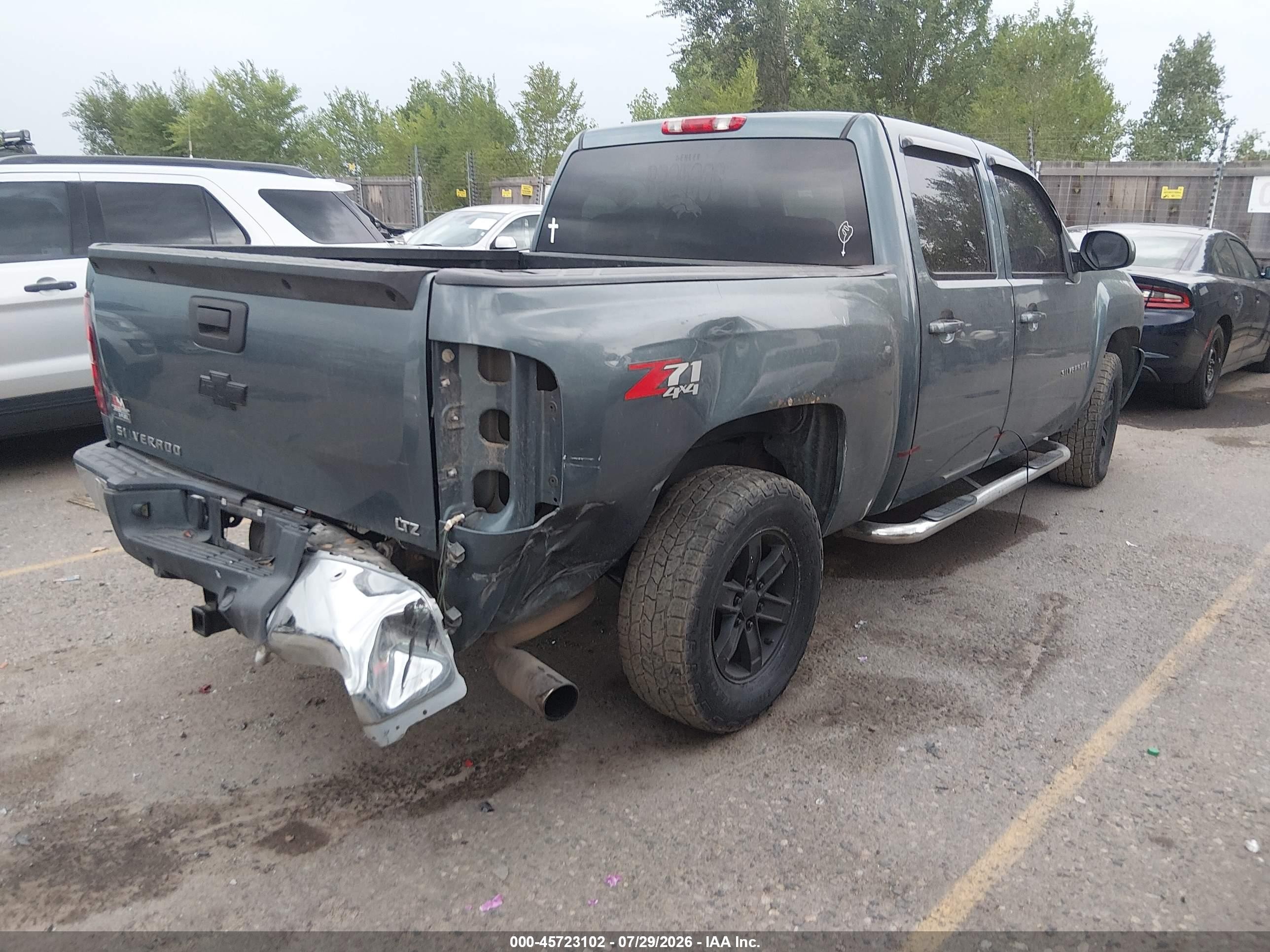 2007 Chevrolet Silverado 1500 Ltz Teal vin: 2GCEK133071667807