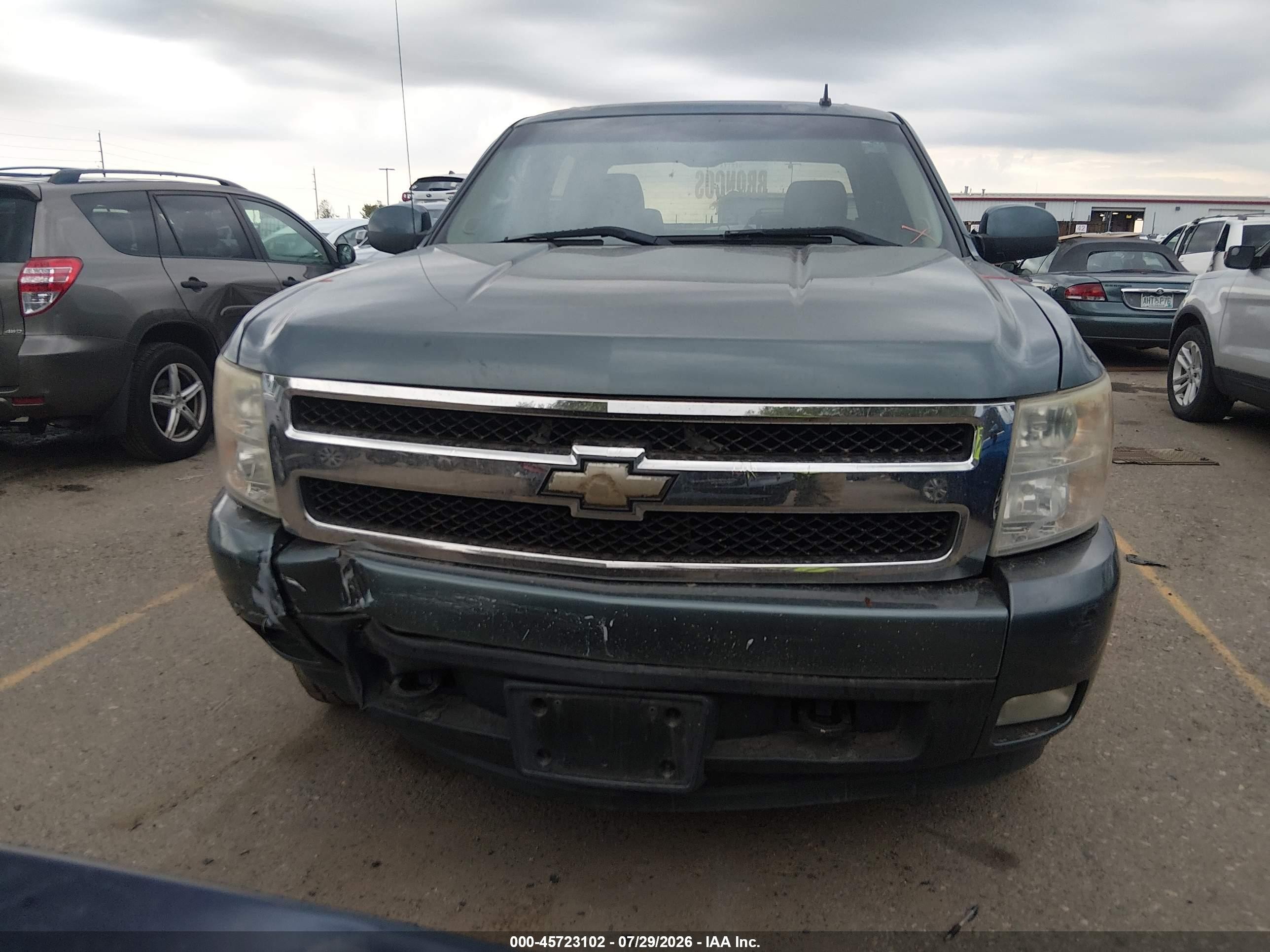 2007 Chevrolet Silverado 1500 Ltz Teal vin: 2GCEK133071667807