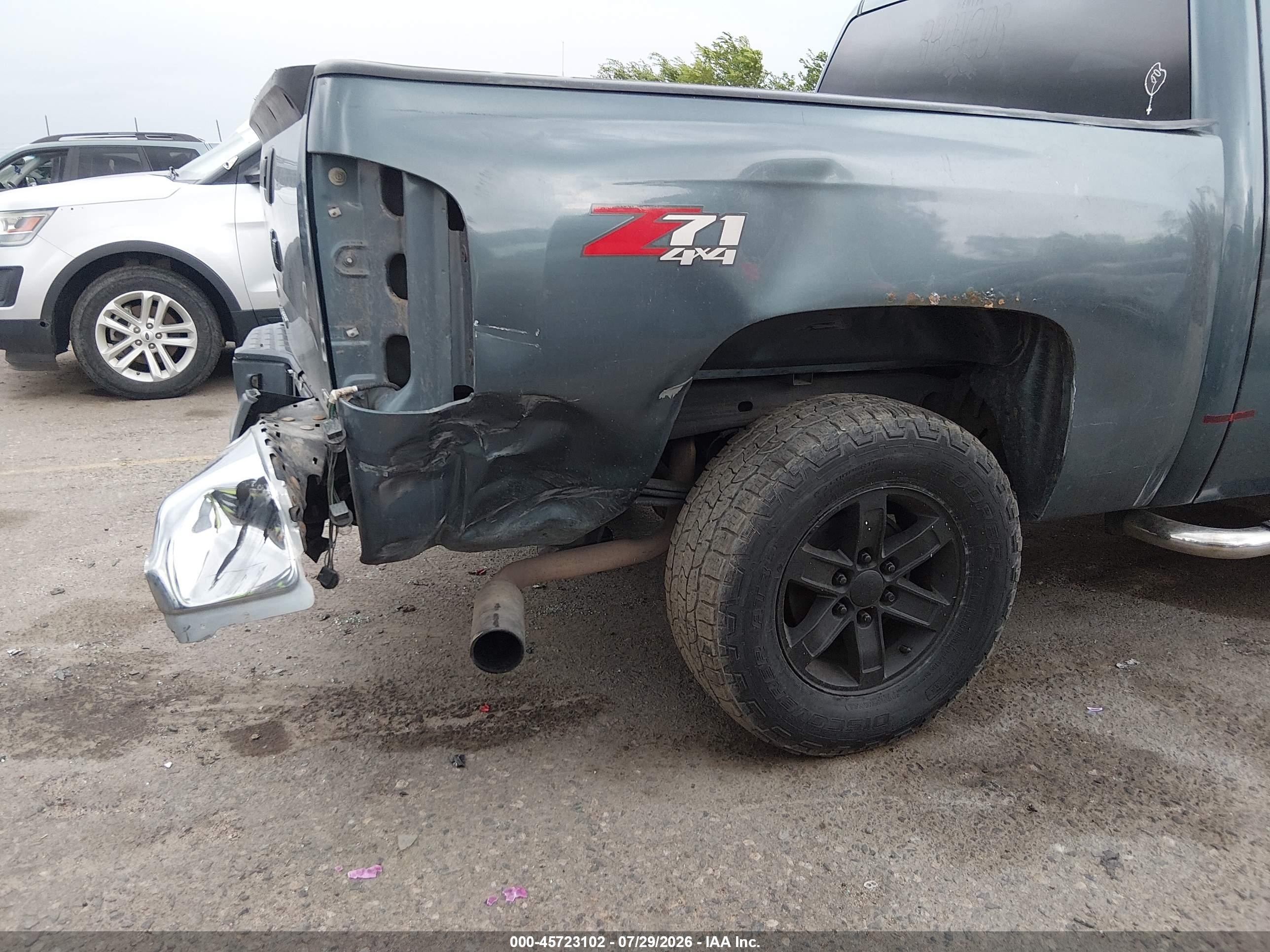 2007 Chevrolet Silverado 1500 Ltz Teal vin: 2GCEK133071667807
