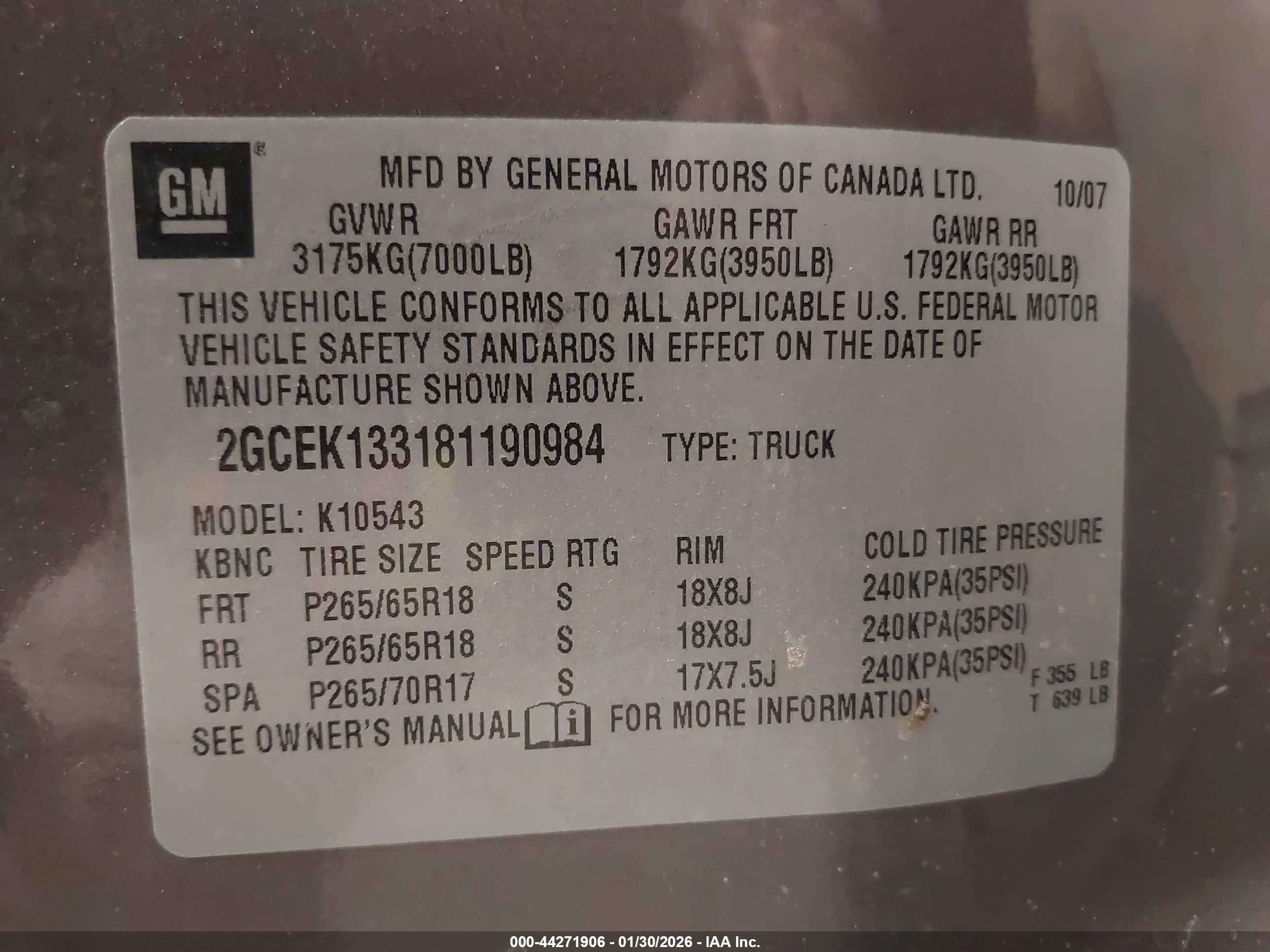 2008 Chevrolet Silverado 1500 Lt1 Gray vin: 2GCEK133181190984