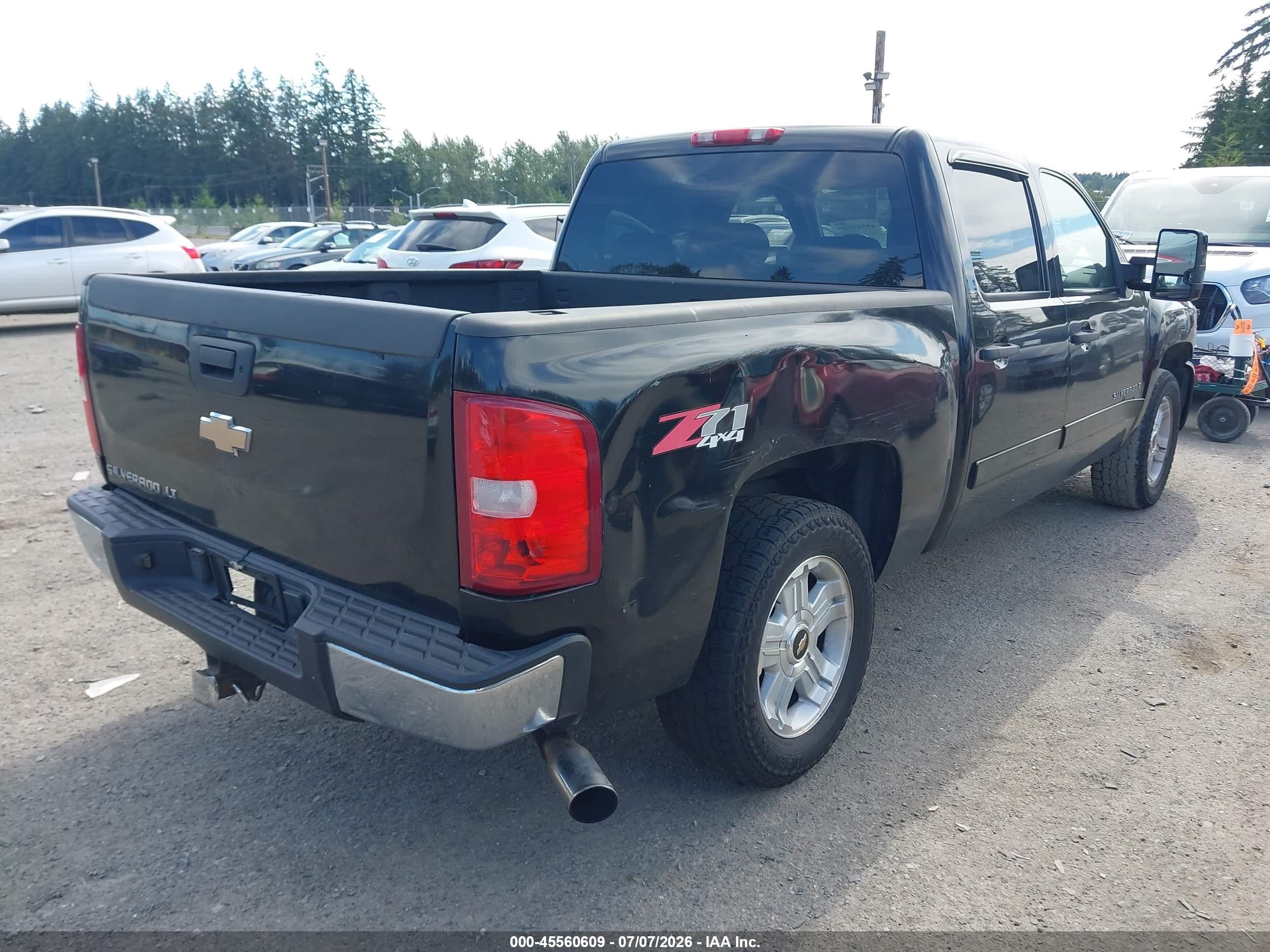 2008 Chevrolet Silverado 1500 Lt1/lt2/ltz/work Truck Black vin: 2GCEK133181305079