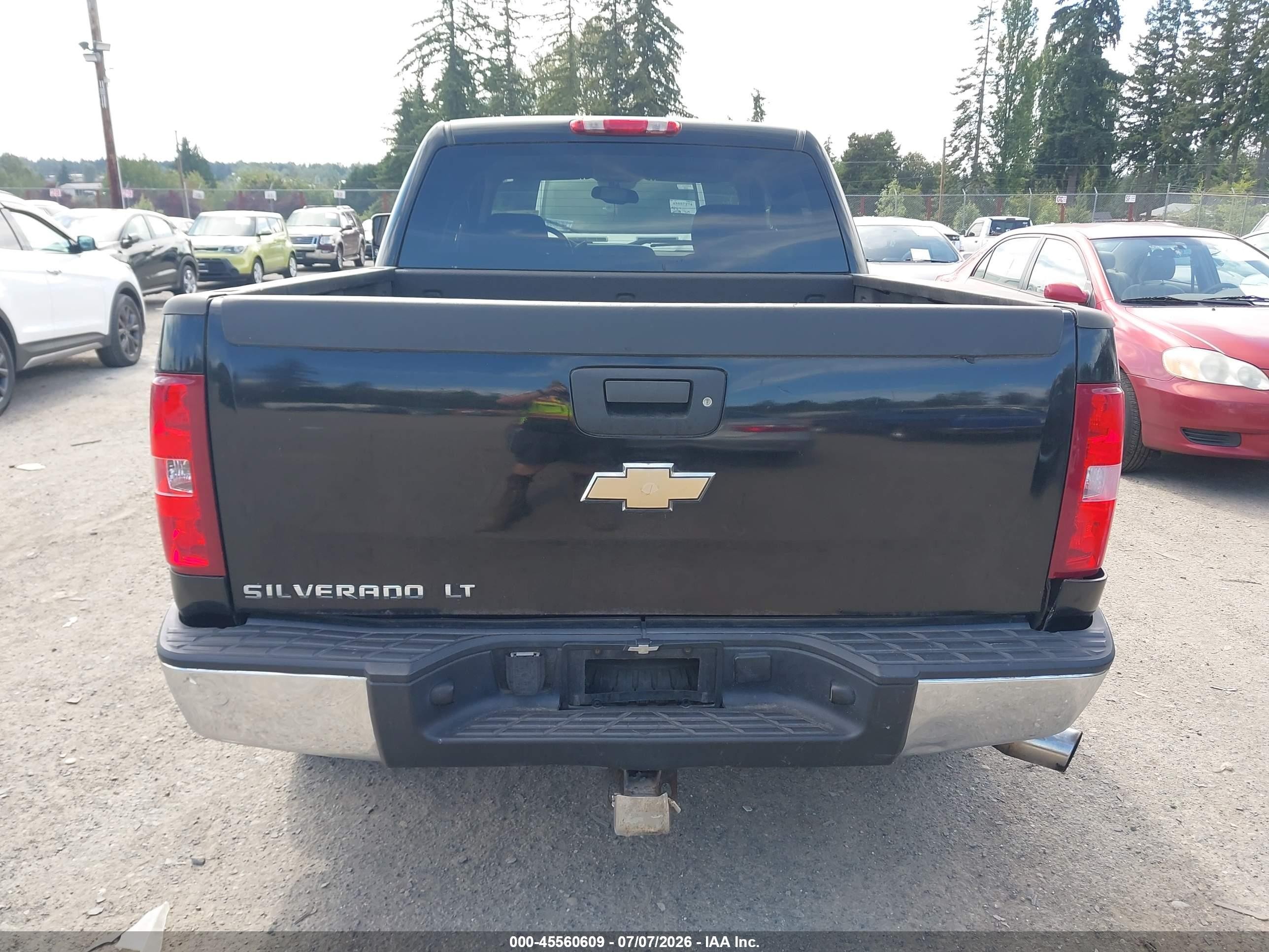 2008 Chevrolet Silverado 1500 Lt1/lt2/ltz/work Truck Black vin: 2GCEK133181305079