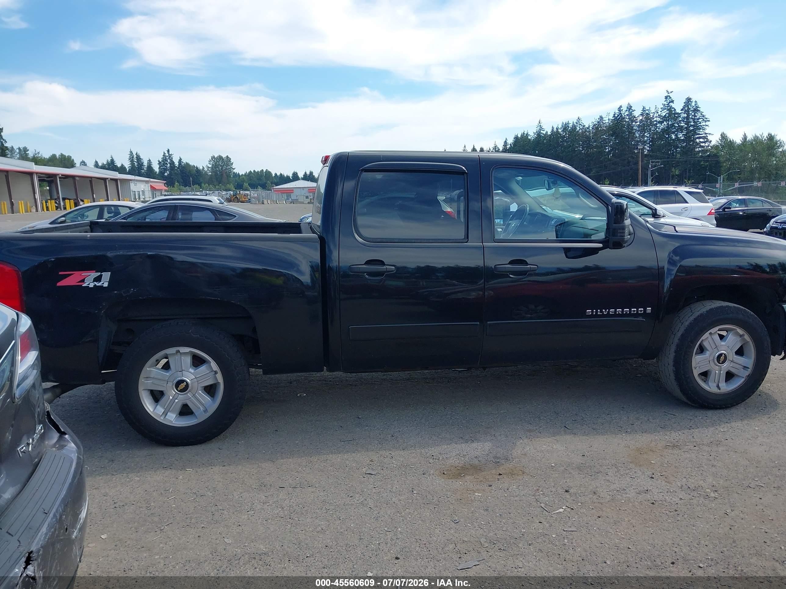 2008 Chevrolet Silverado 1500 Lt1/lt2/ltz/work Truck Black vin: 2GCEK133181305079