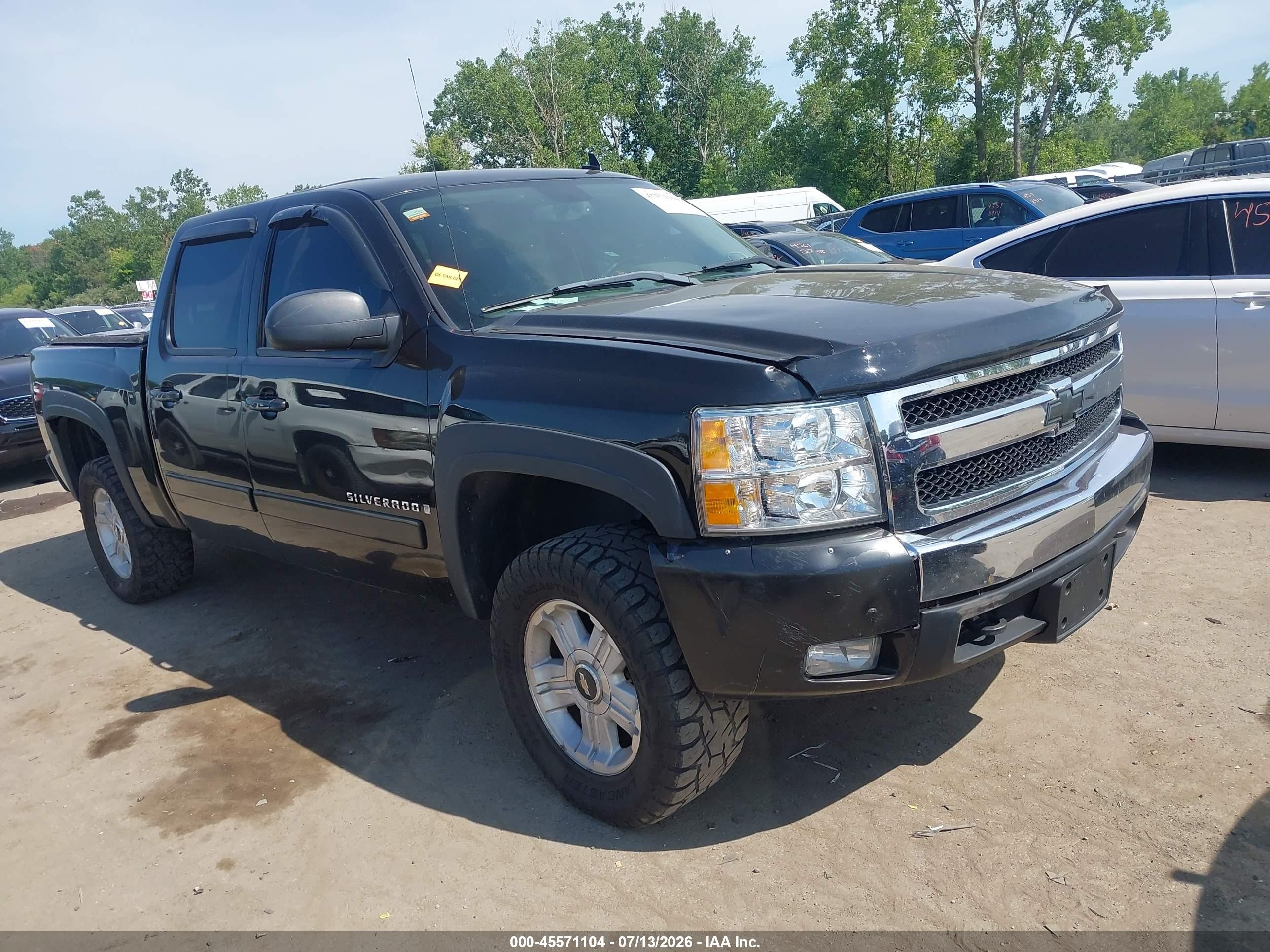 2007 Chevrolet Silverado 1500 Lt2 Black vin: 2GCEK133271657019