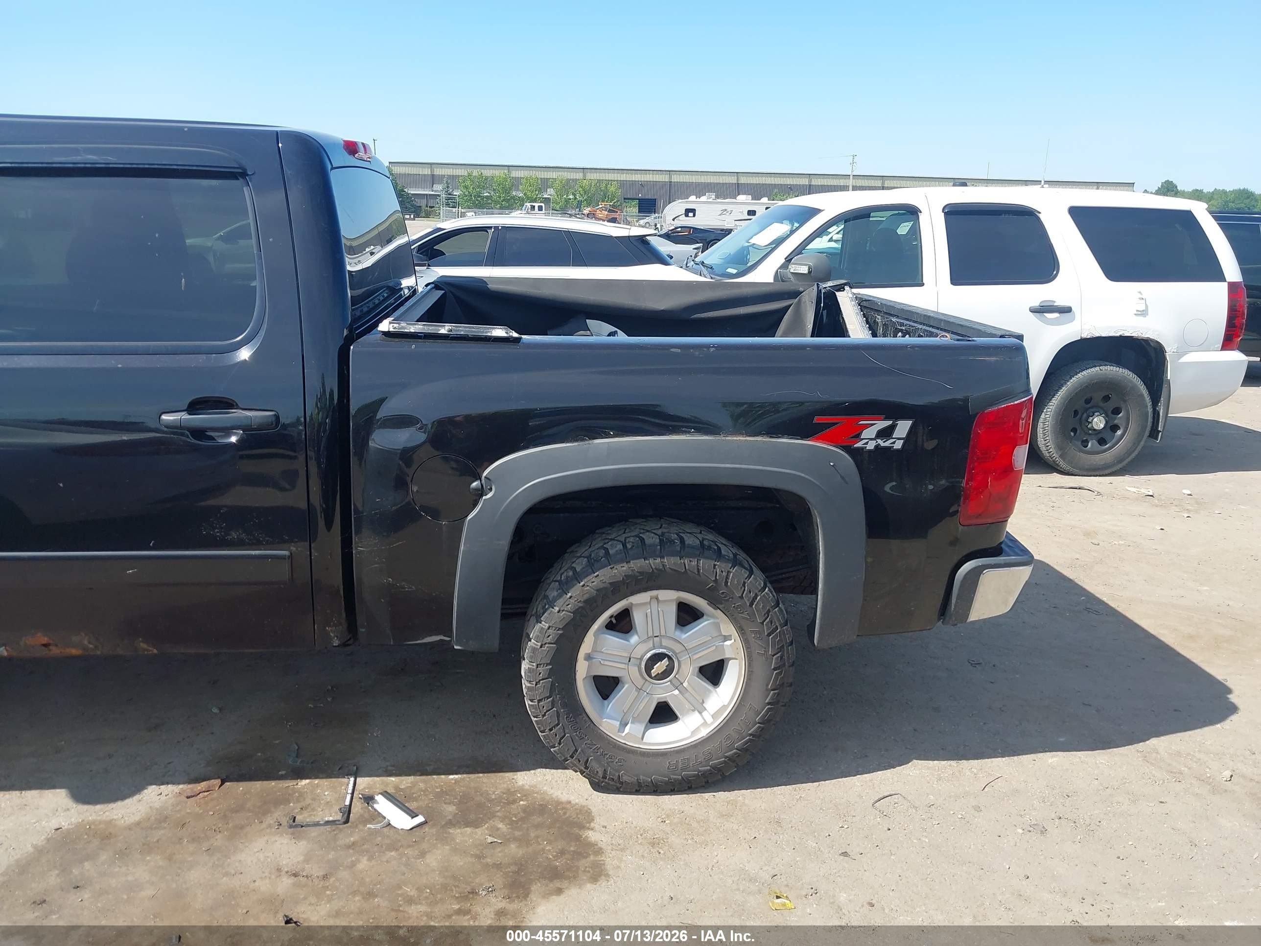 2007 Chevrolet Silverado 1500 Lt2 Black vin: 2GCEK133271657019