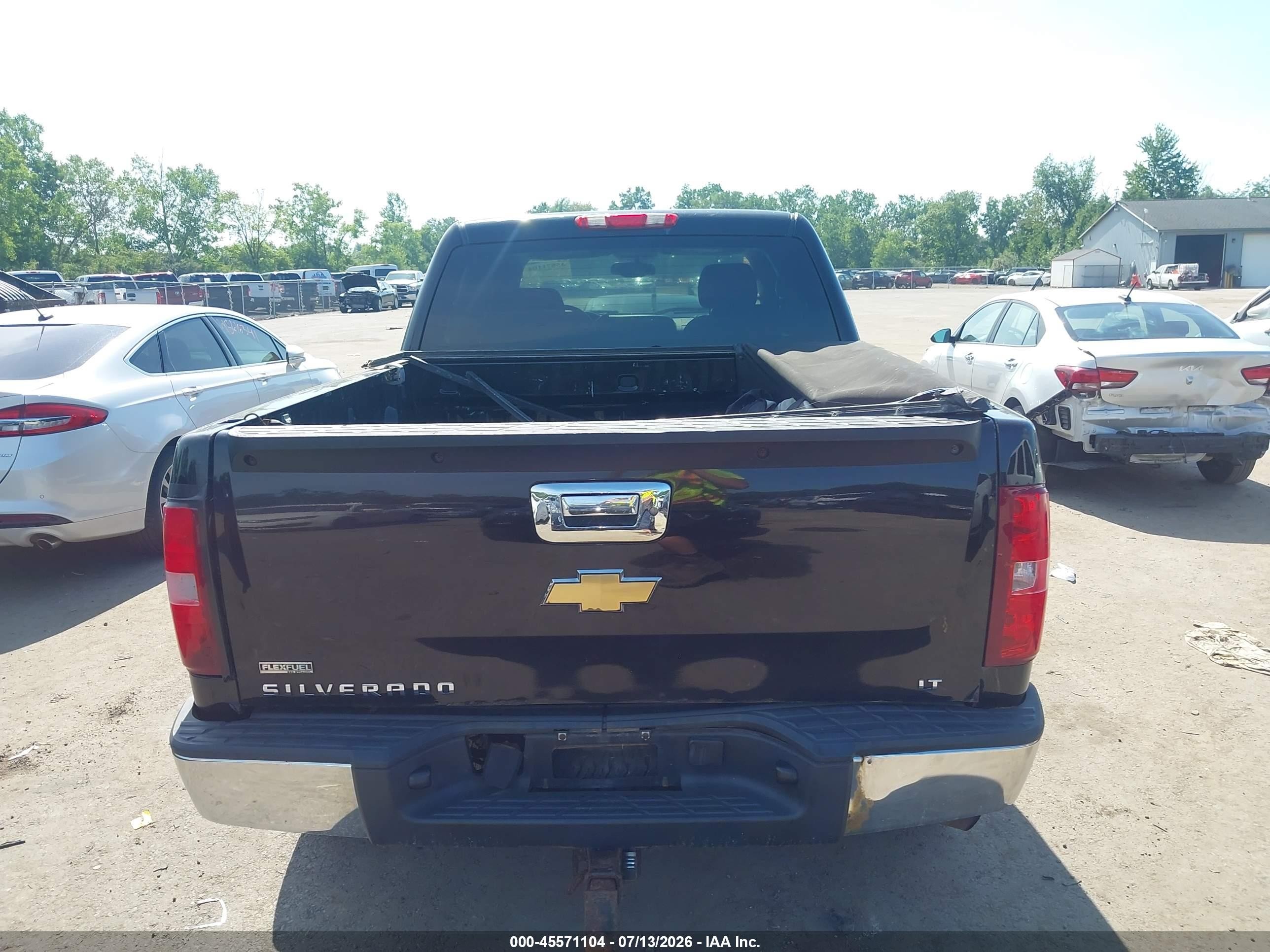 2007 Chevrolet Silverado 1500 Lt2 Black vin: 2GCEK133271657019