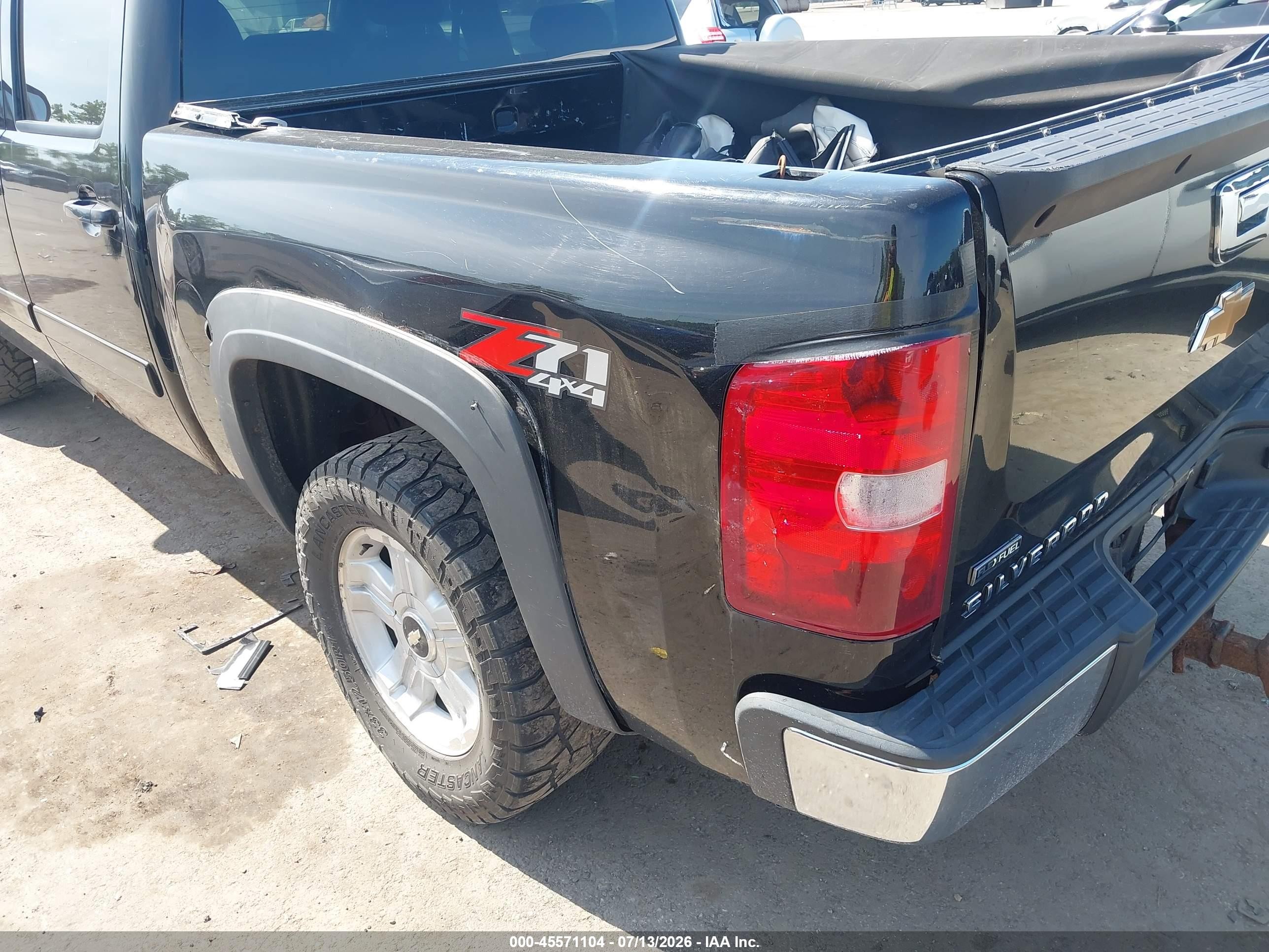 2007 Chevrolet Silverado 1500 Lt2 Black vin: 2GCEK133271657019