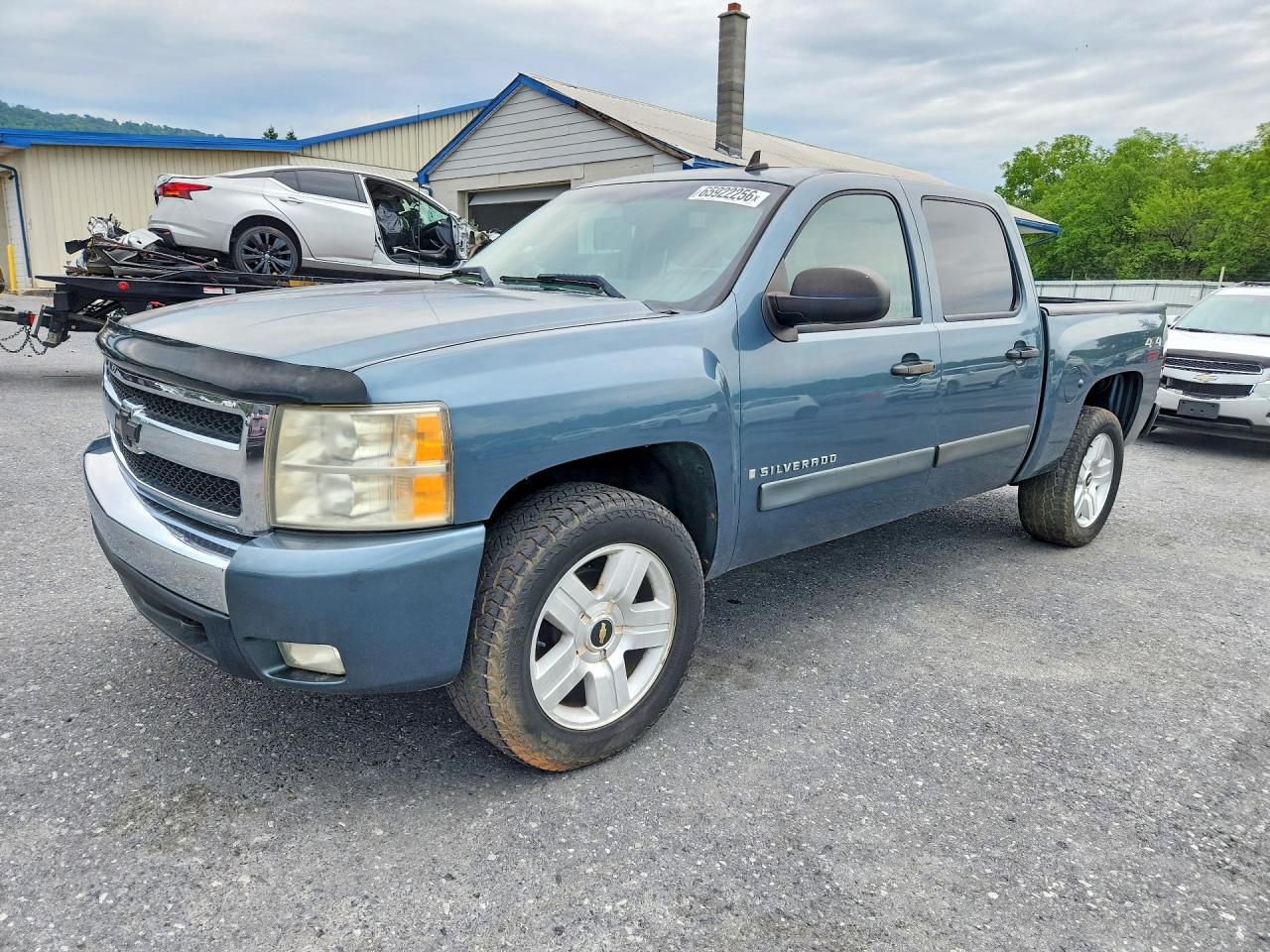 2008 Chevrolet Silverado K1500 Blue vin: 2GCEK133281158061