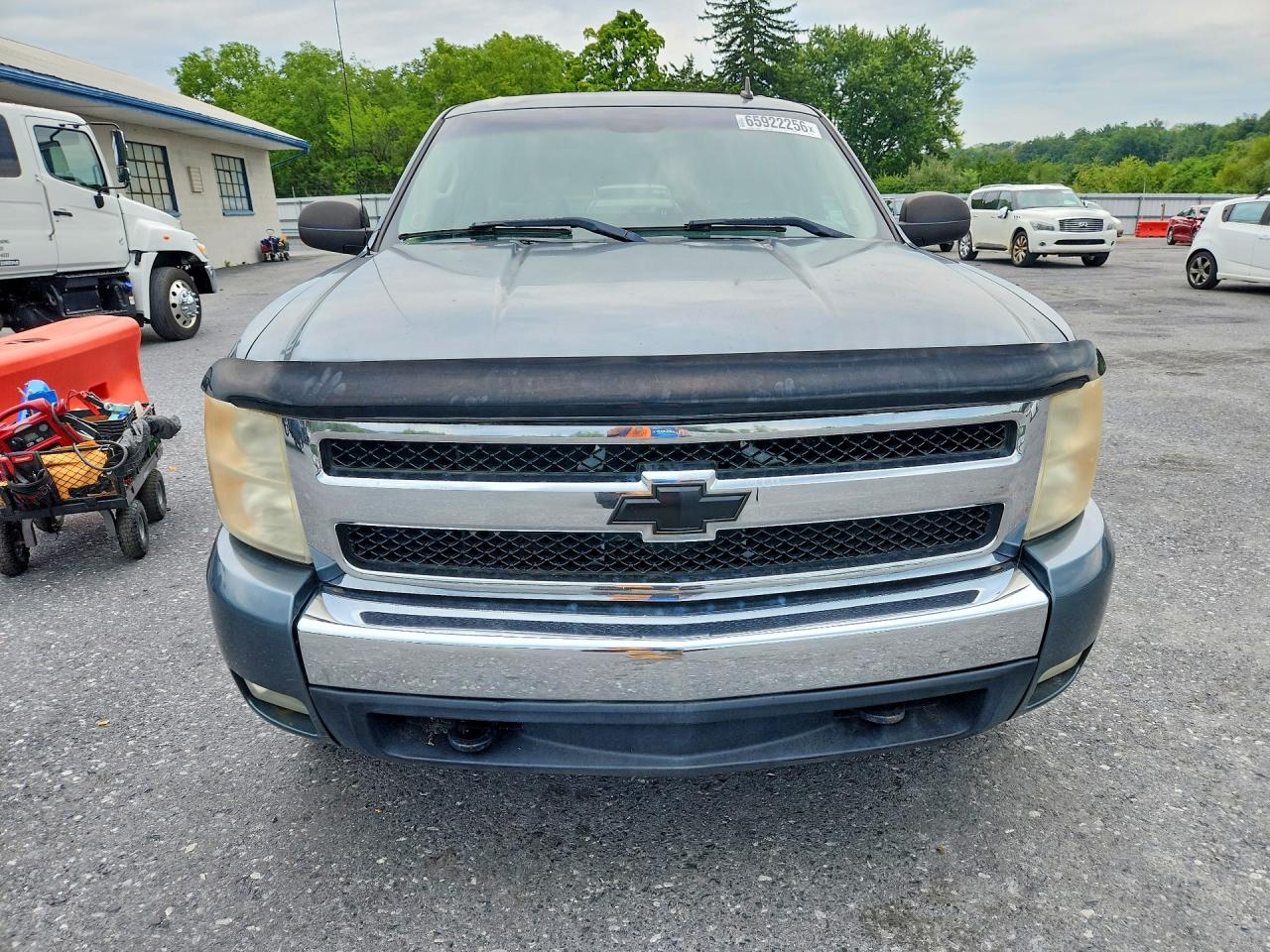 2008 Chevrolet Silverado K1500 Blue vin: 2GCEK133281158061