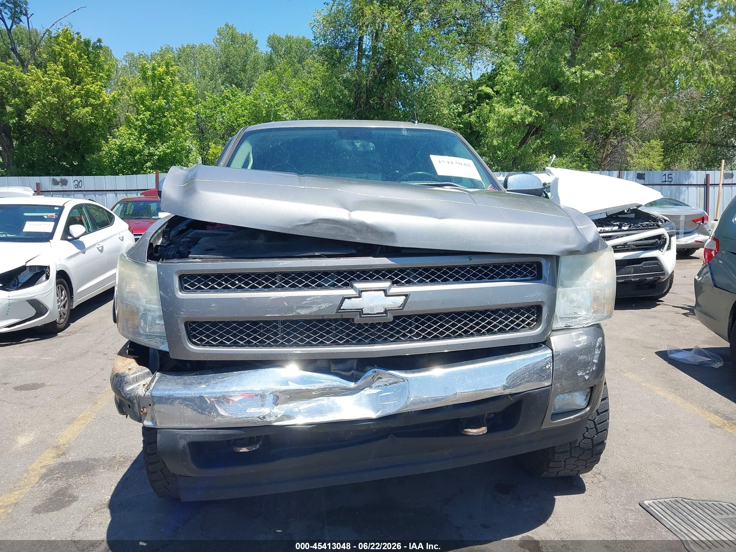 2008 Chevrolet Silverado 1500 Lt1/lt2/ltz/work Truck Gray vin: 2GCEK133281305009