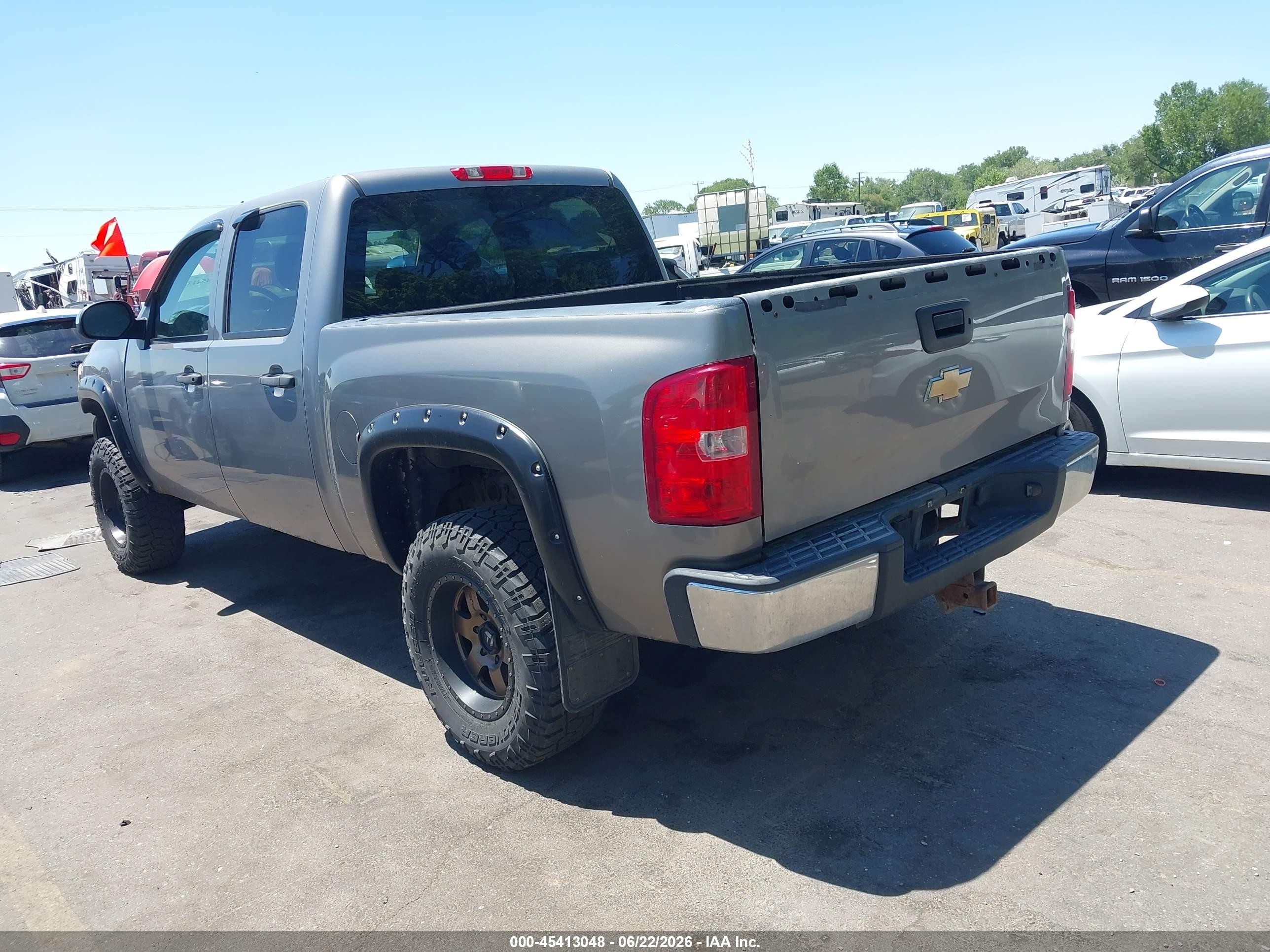 2008 Chevrolet Silverado 1500 Lt1/lt2/ltz/work Truck Gray vin: 2GCEK133281305009