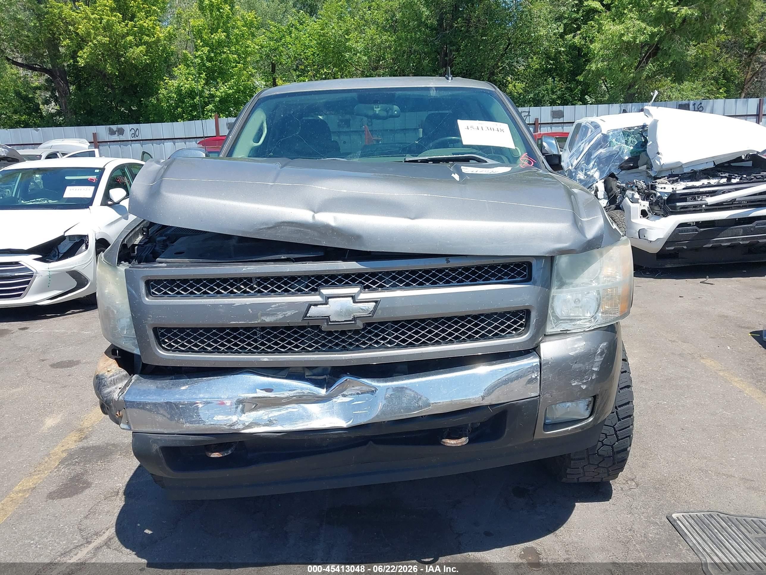 2008 Chevrolet Silverado 1500 Lt1/lt2/ltz/work Truck Gray vin: 2GCEK133281305009