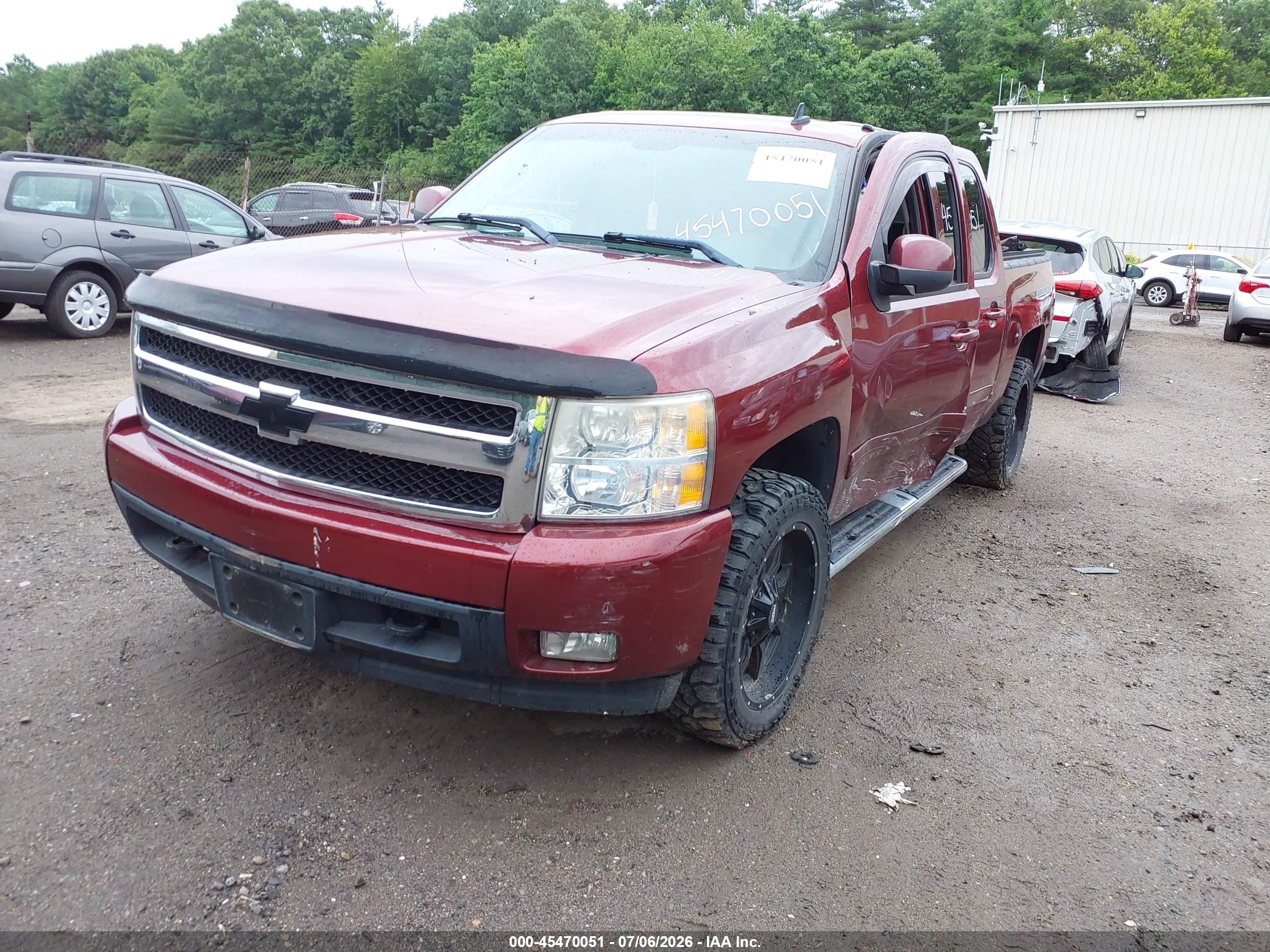 2008 Chevrolet Silverado 1500 Ltz Red vin: 2GCEK133481131167
