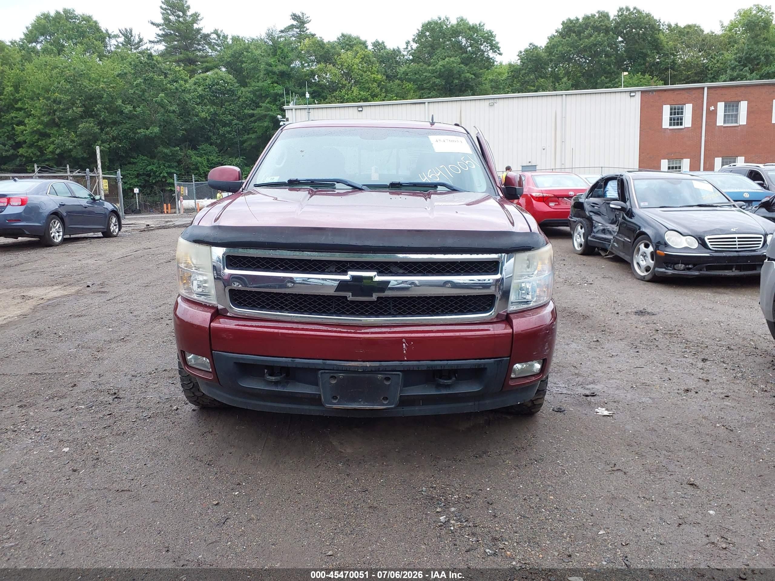 2008 Chevrolet Silverado 1500 Ltz Red vin: 2GCEK133481131167