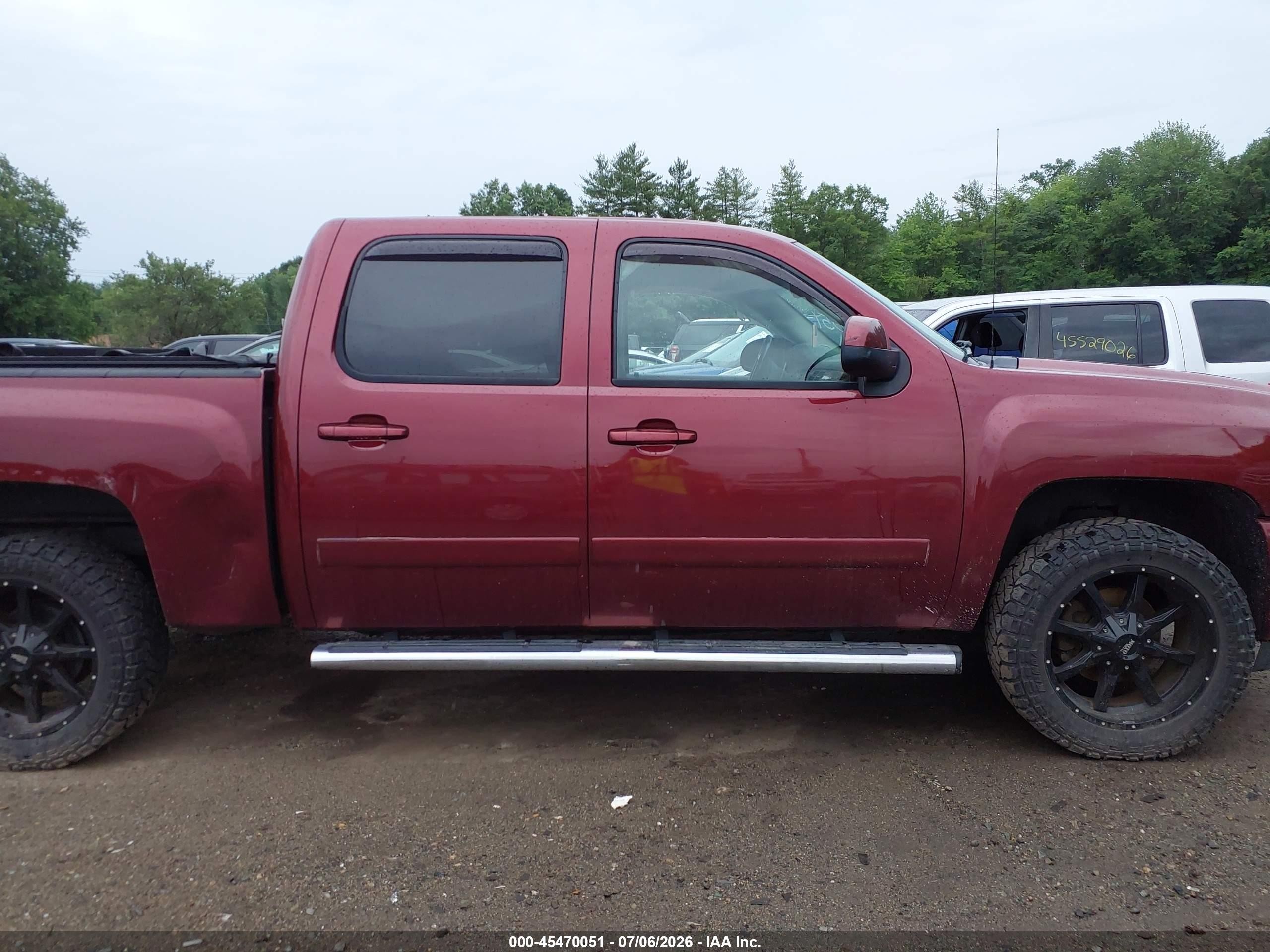 2008 Chevrolet Silverado 1500 Ltz Red vin: 2GCEK133481131167
