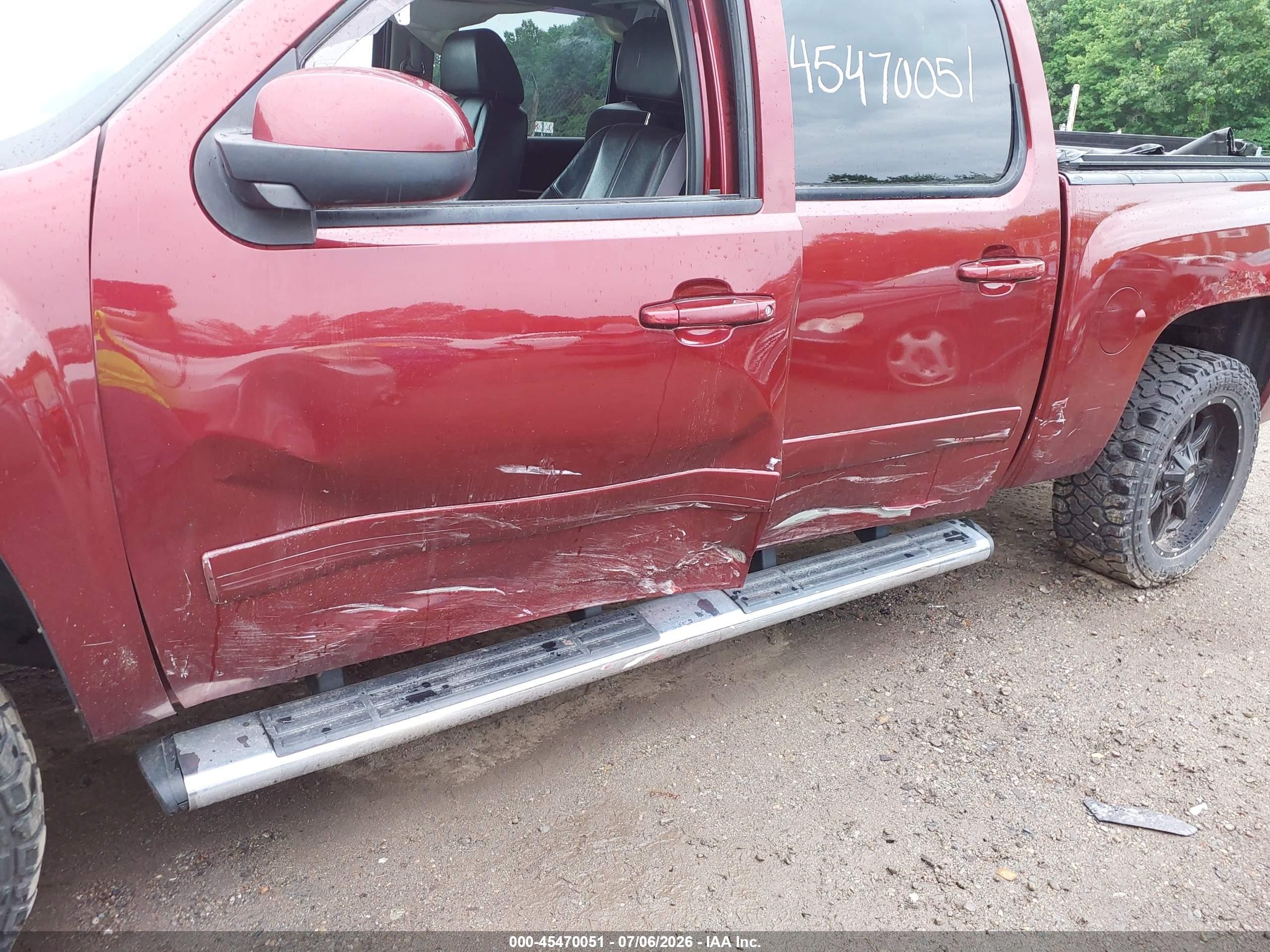 2008 Chevrolet Silverado 1500 Ltz Red vin: 2GCEK133481131167