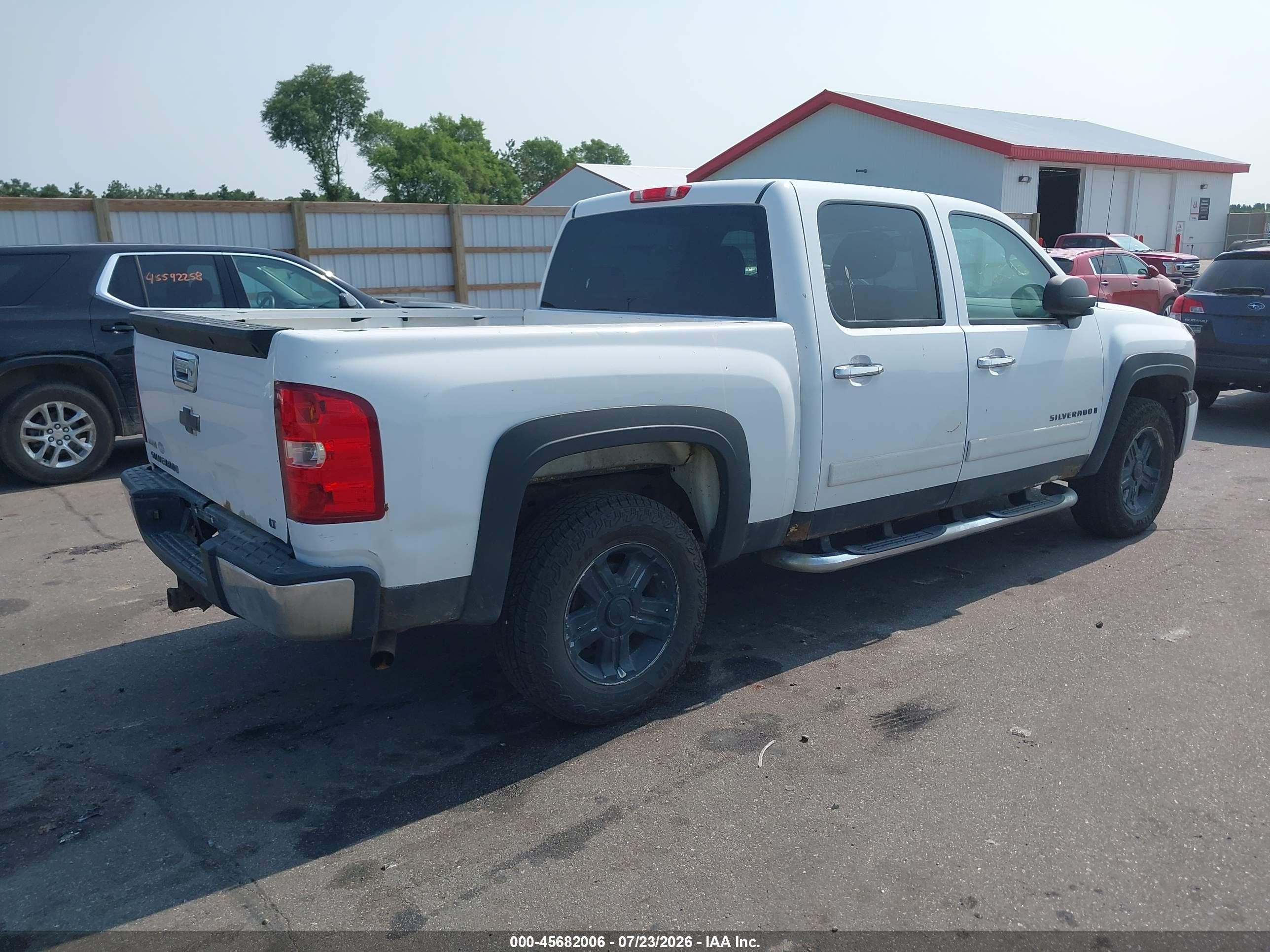 2008 Chevrolet Silverado 1500 Lt1 White vin: 2GCEK133481174598
