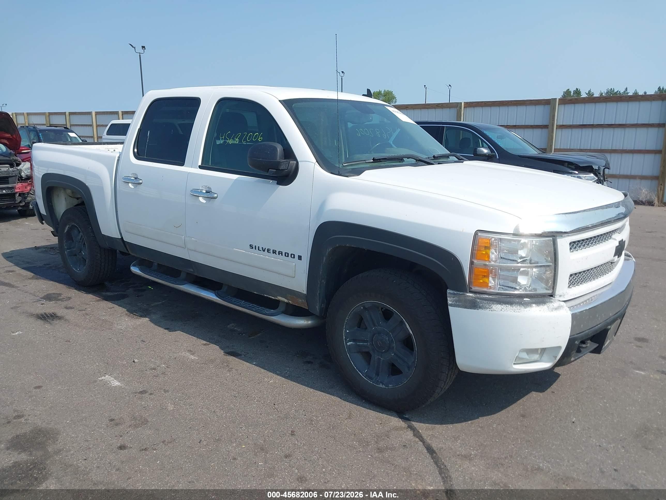 2008 Chevrolet Silverado 1500 Lt1 White vin: 2GCEK133481174598
