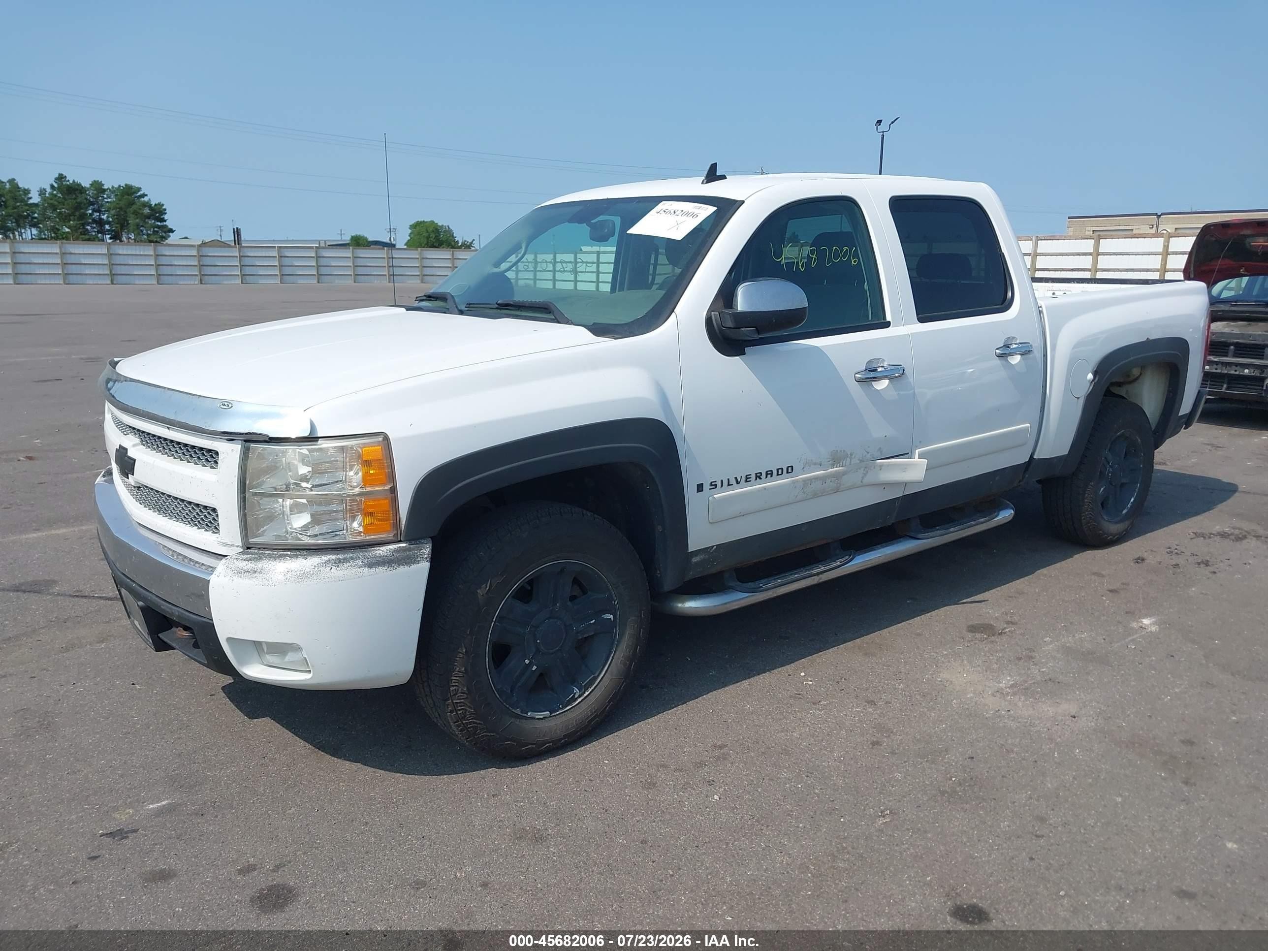 2008 Chevrolet Silverado 1500 Lt1 White vin: 2GCEK133481174598