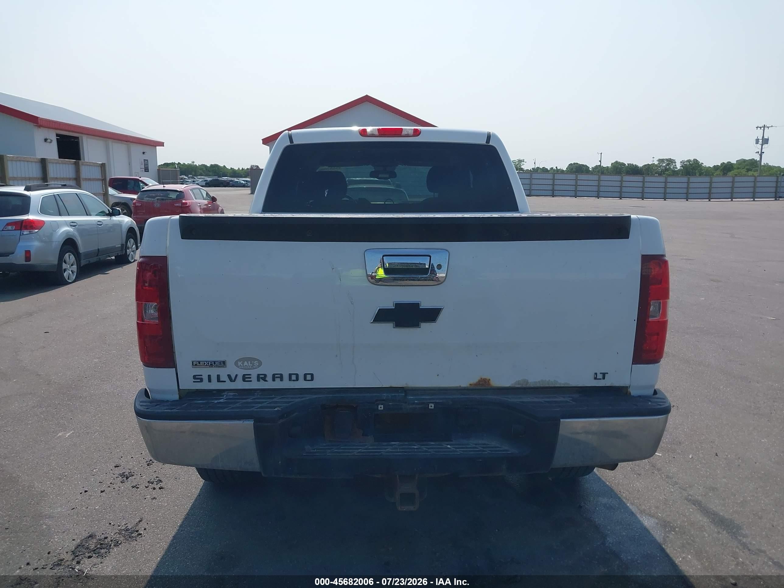2008 Chevrolet Silverado 1500 Lt1 White vin: 2GCEK133481174598