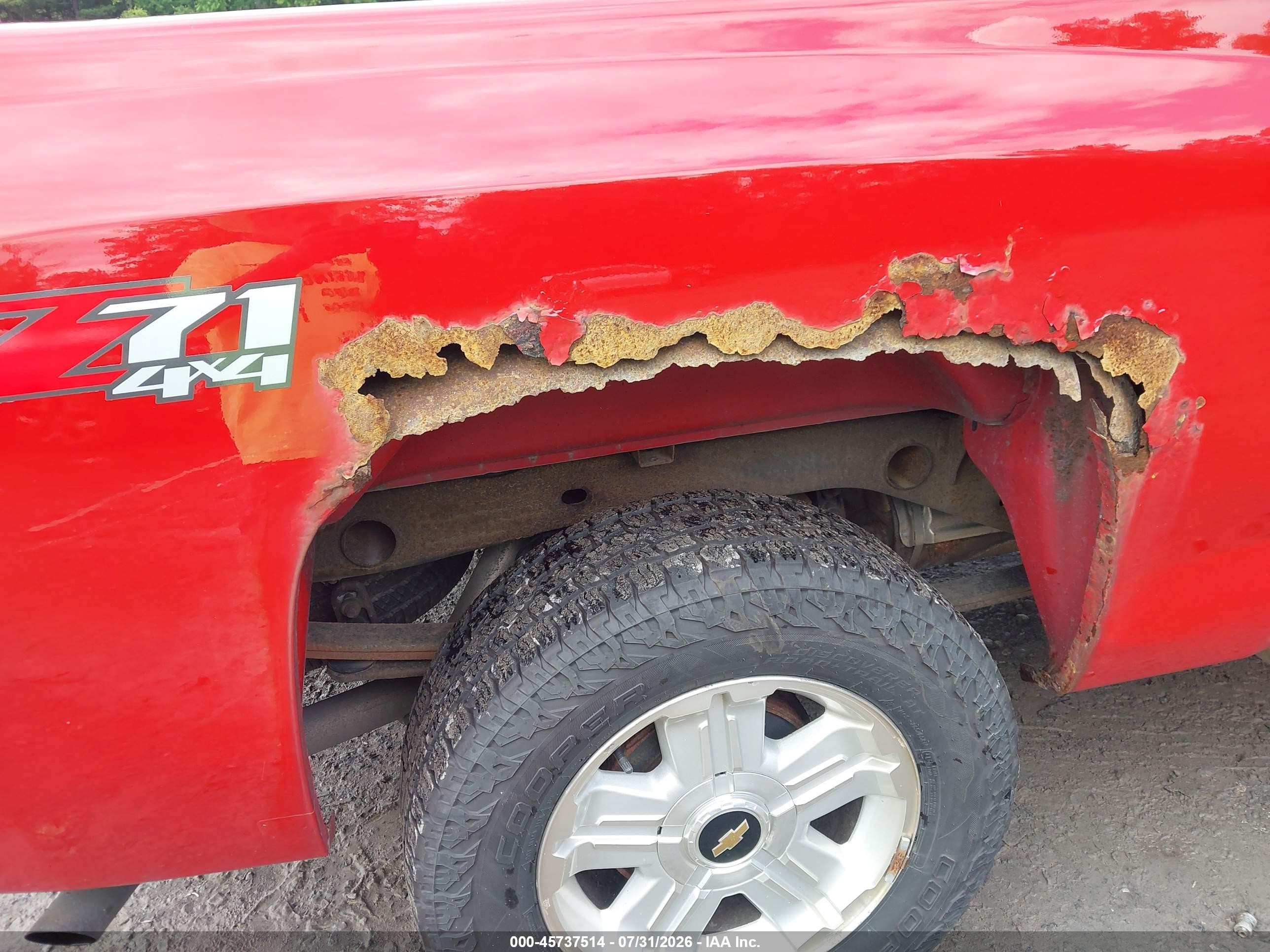 2008 Chevrolet Silverado 1500 Lt1 Red vin: 2GCEK133481332163