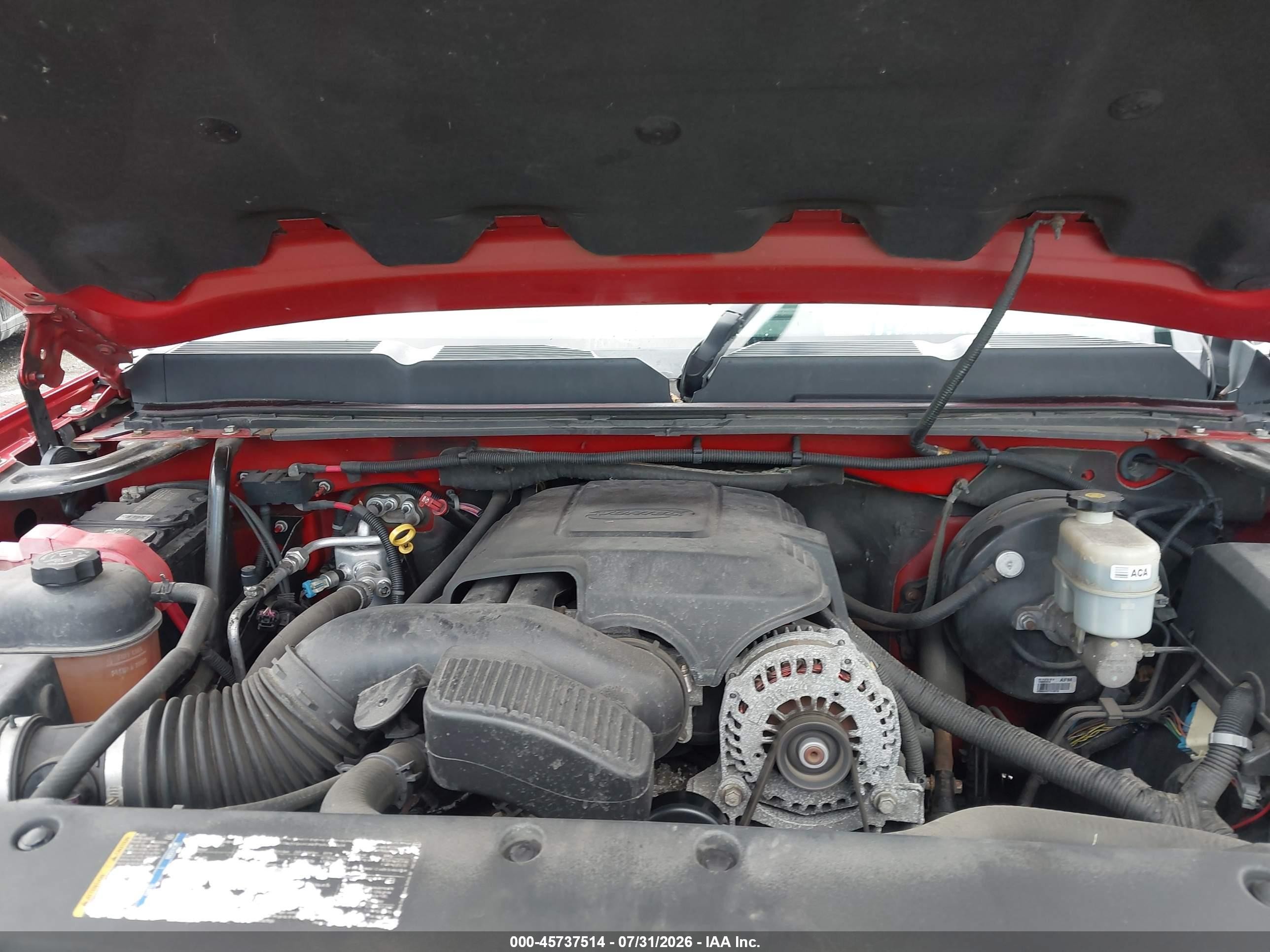 2008 Chevrolet Silverado 1500 Lt1 Red vin: 2GCEK133481332163