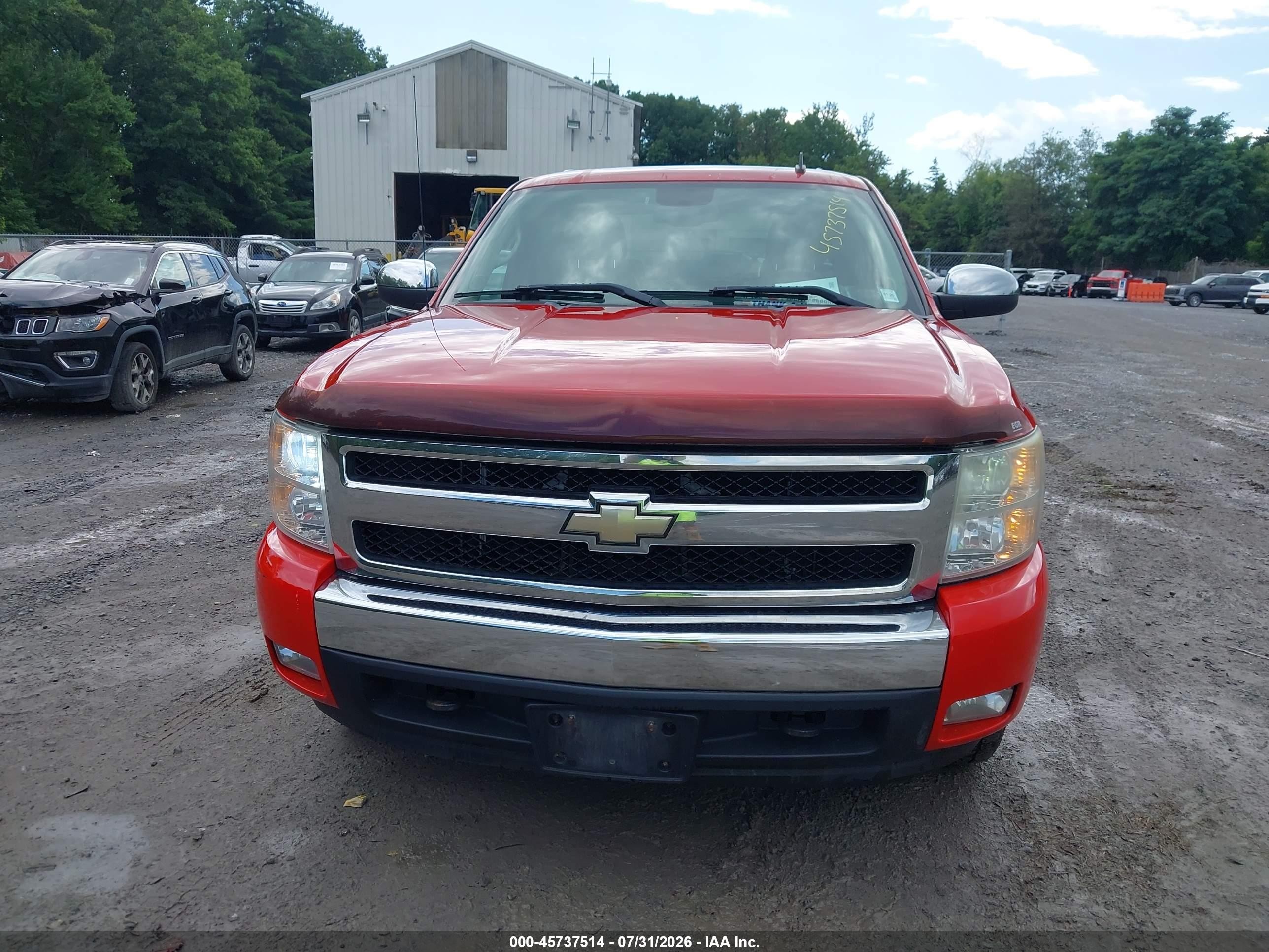 2008 Chevrolet Silverado 1500 Lt1 Red vin: 2GCEK133481332163