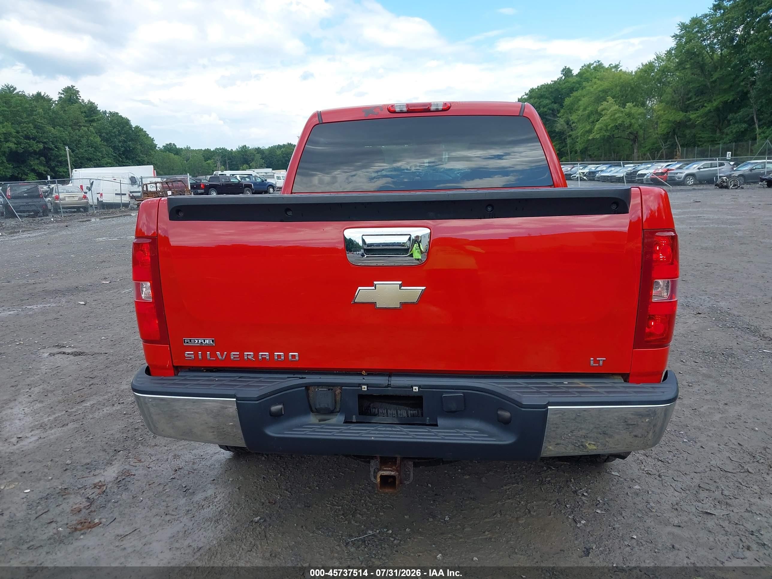 2008 Chevrolet Silverado 1500 Lt1 Red vin: 2GCEK133481332163