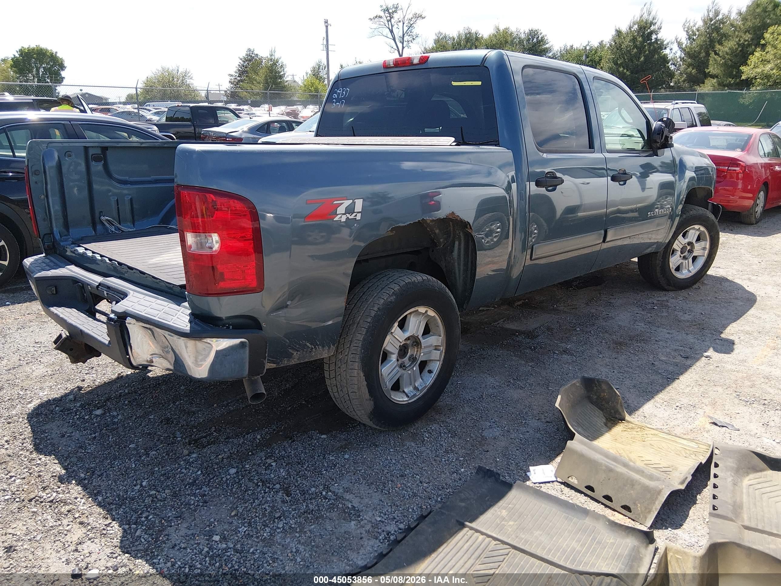 2008 Chevrolet Silverado 1500 Lt1 Blue vin: 2GCEK133581142937