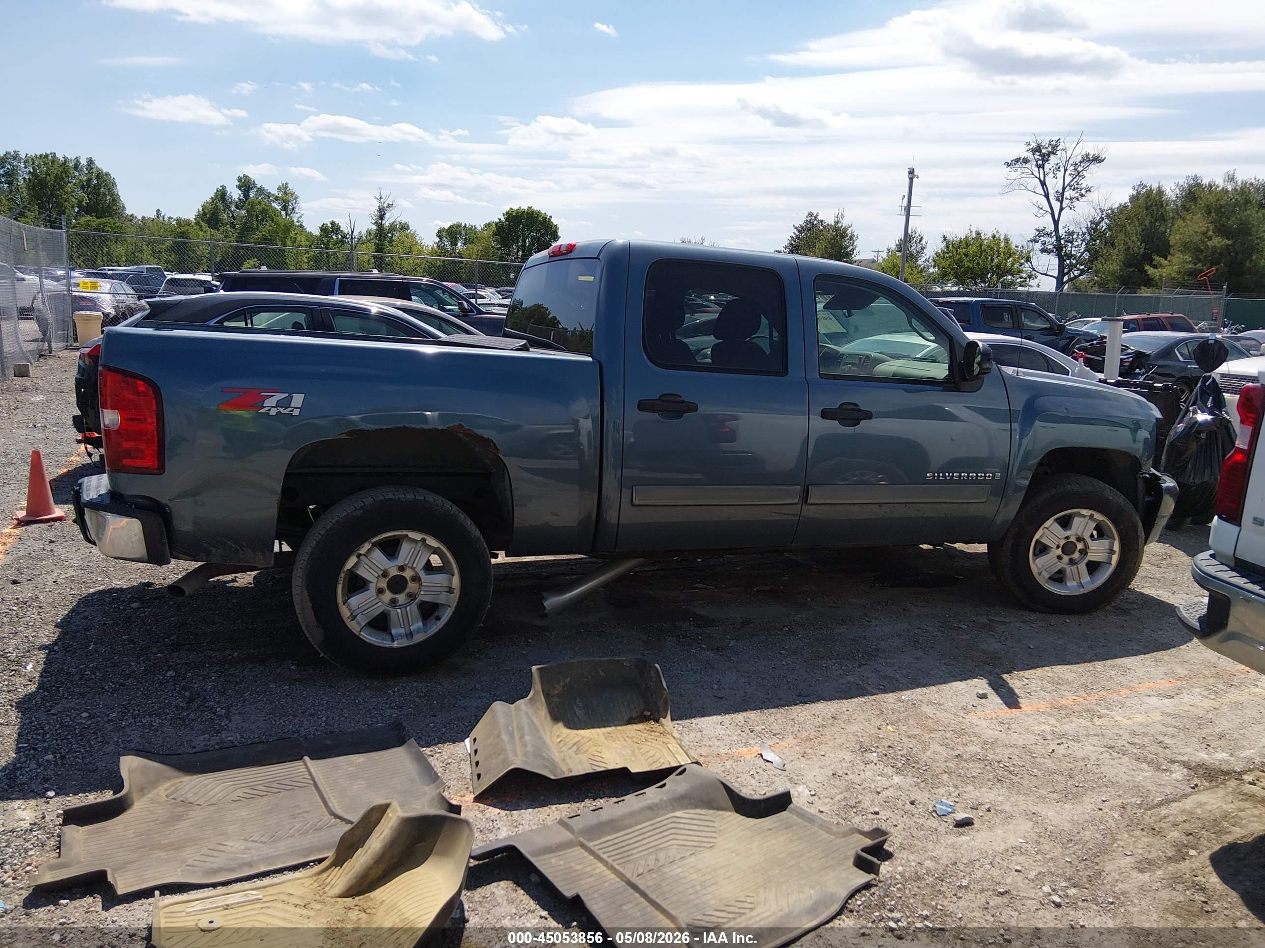 2008 Chevrolet Silverado 1500 Lt1 Blue vin: 2GCEK133581142937