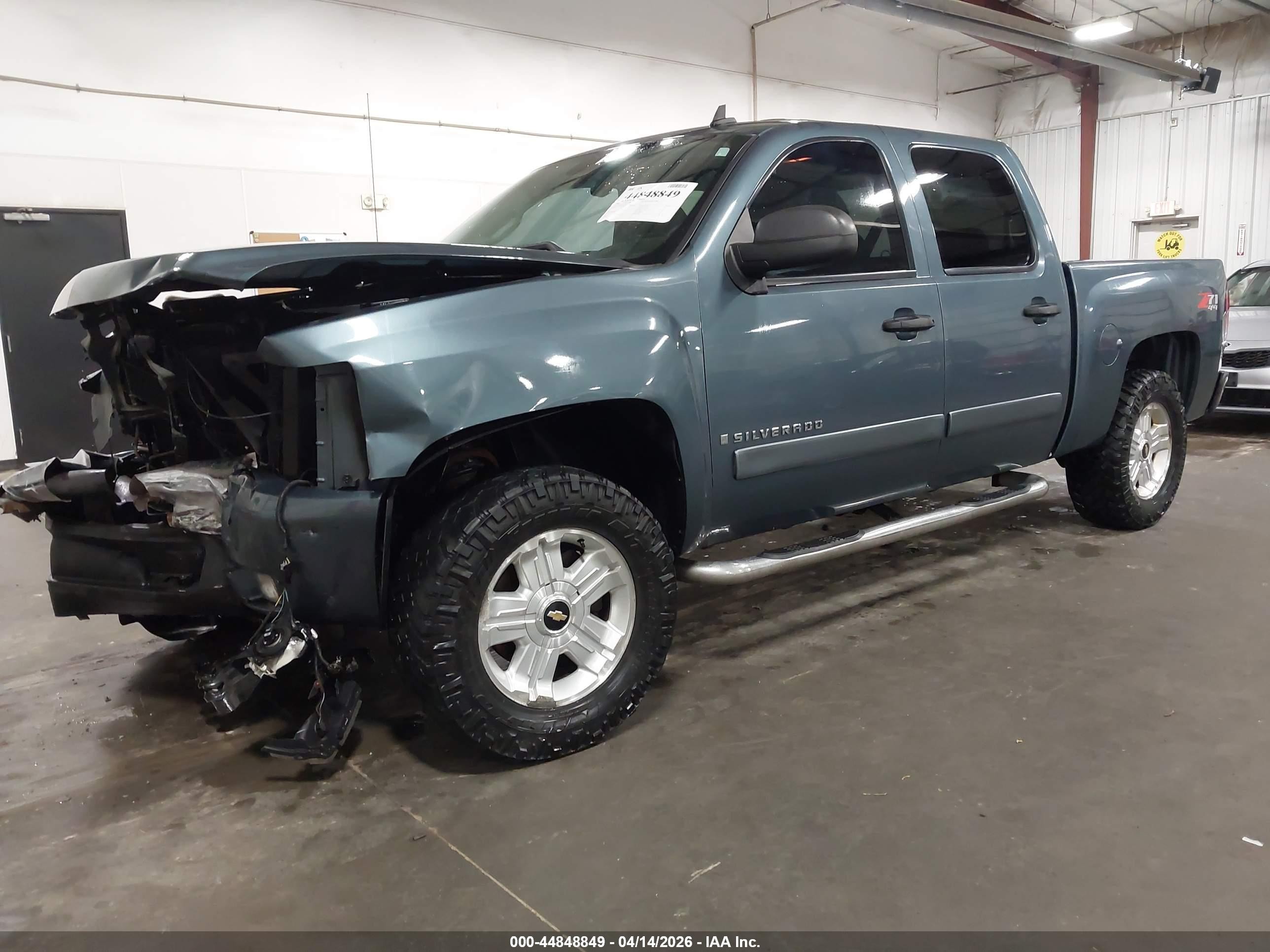 2008 Chevrolet Silverado 1500 Lt1 Blue vin: 2GCEK133581234842