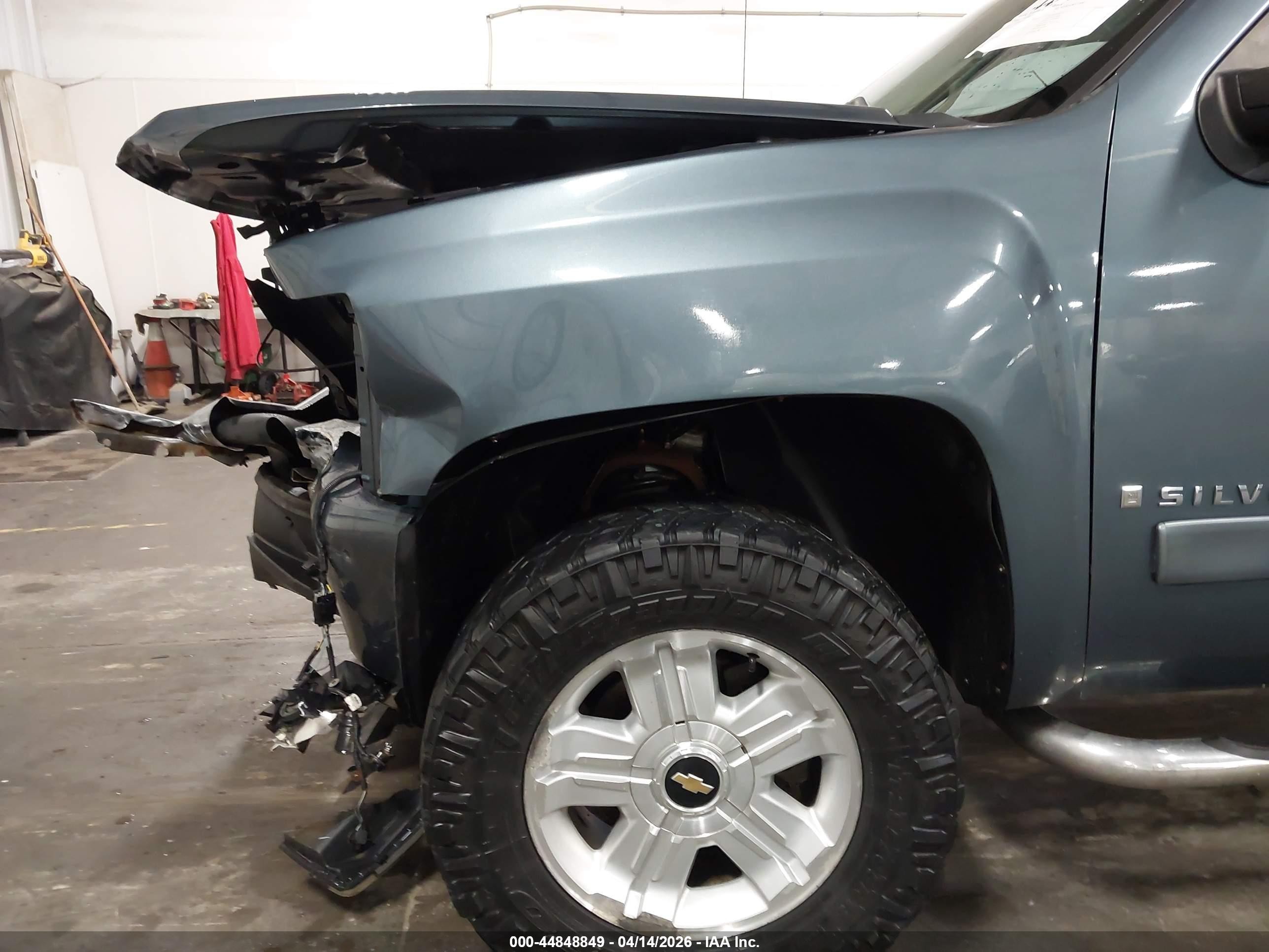 2008 Chevrolet Silverado 1500 Lt1 Blue vin: 2GCEK133581234842