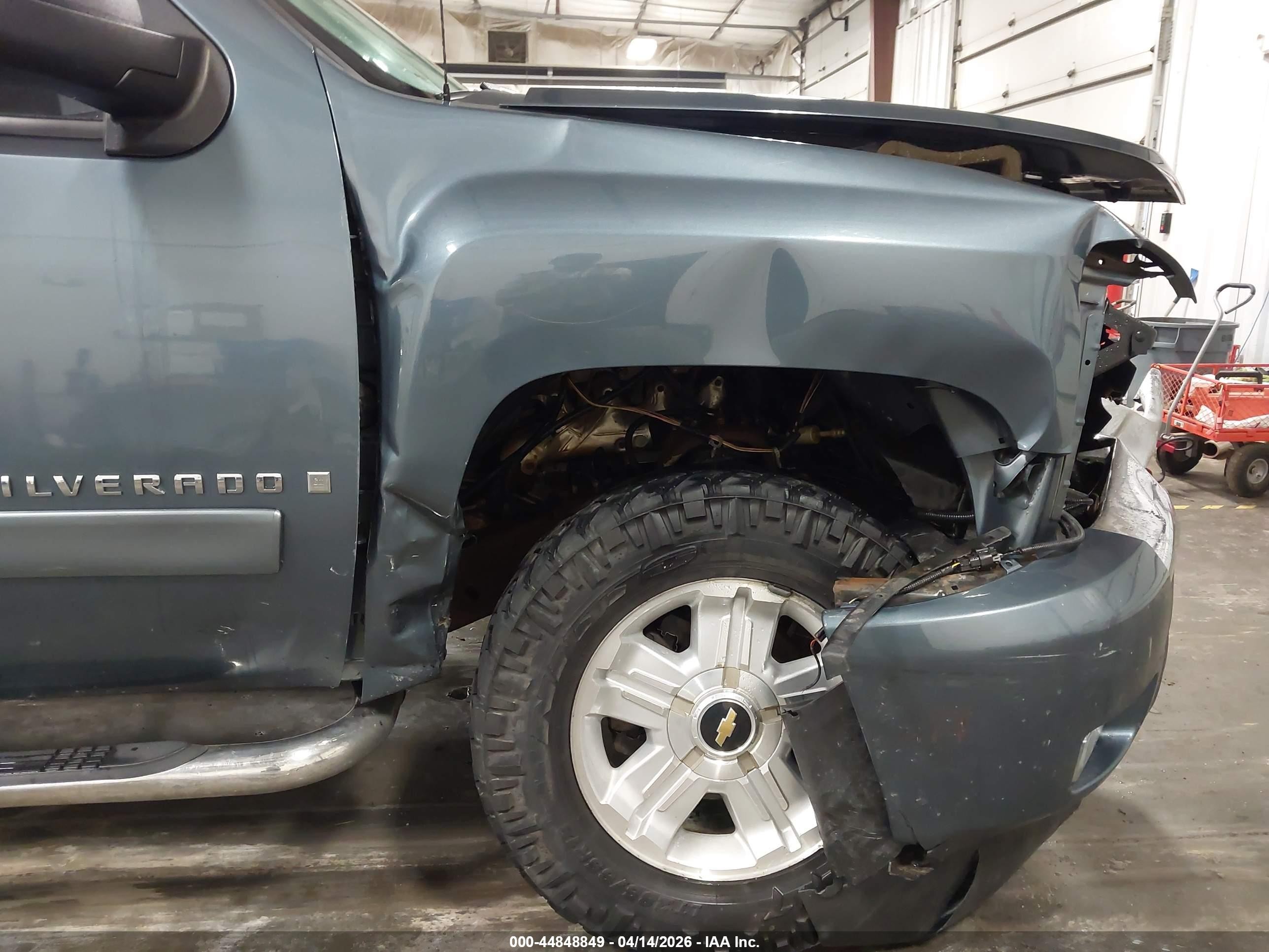 2008 Chevrolet Silverado 1500 Lt1 Blue vin: 2GCEK133581234842