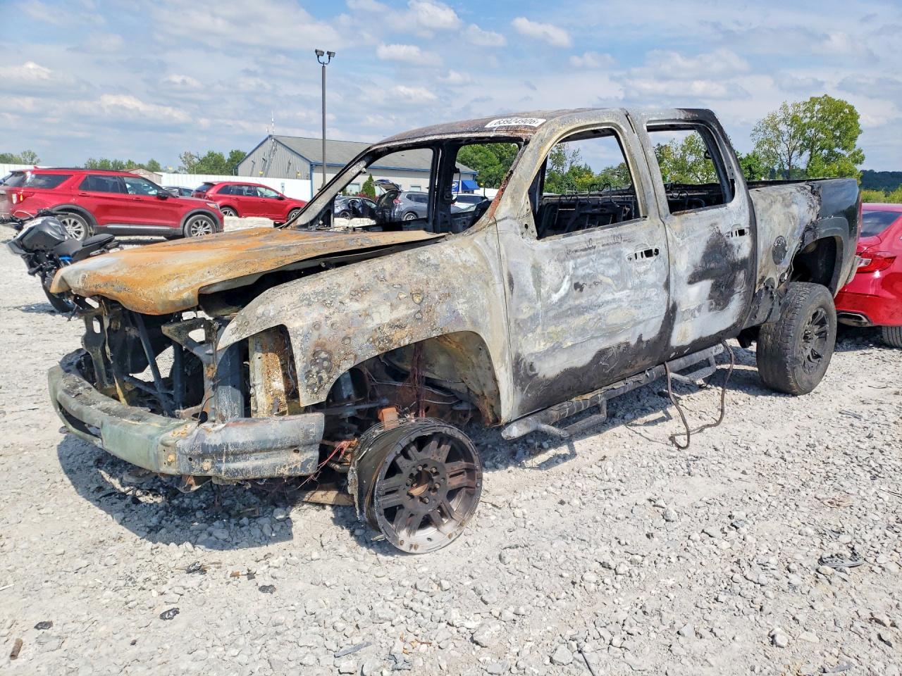 2008 Chevrolet Silverado K1500 Burn vin: 2GCEK133681104326