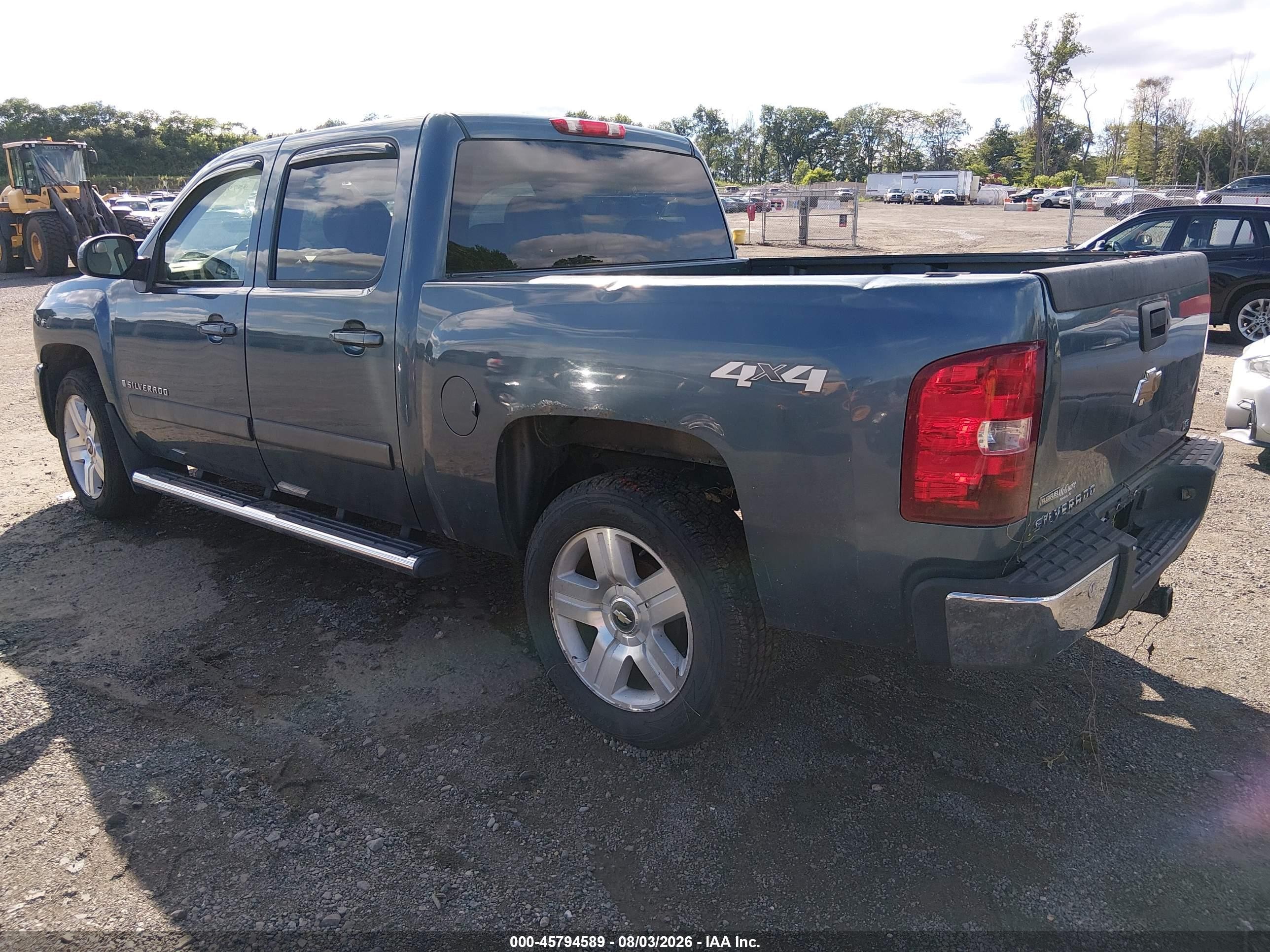 2008 Chevrolet Silverado 1500 Ltz Blue vin: 2GCEK133781131941