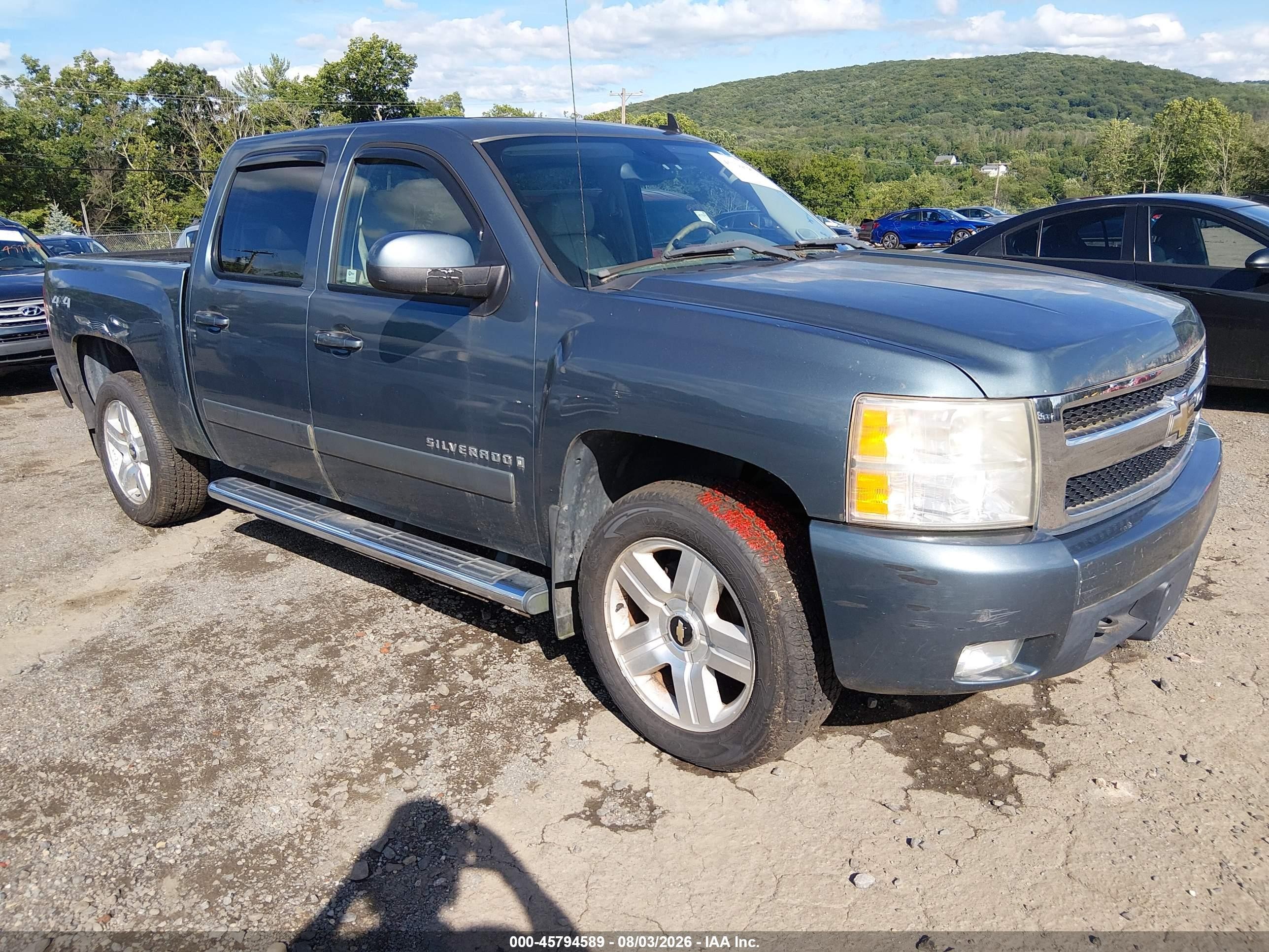 2008 Chevrolet Silverado 1500 Ltz Blue vin: 2GCEK133781131941